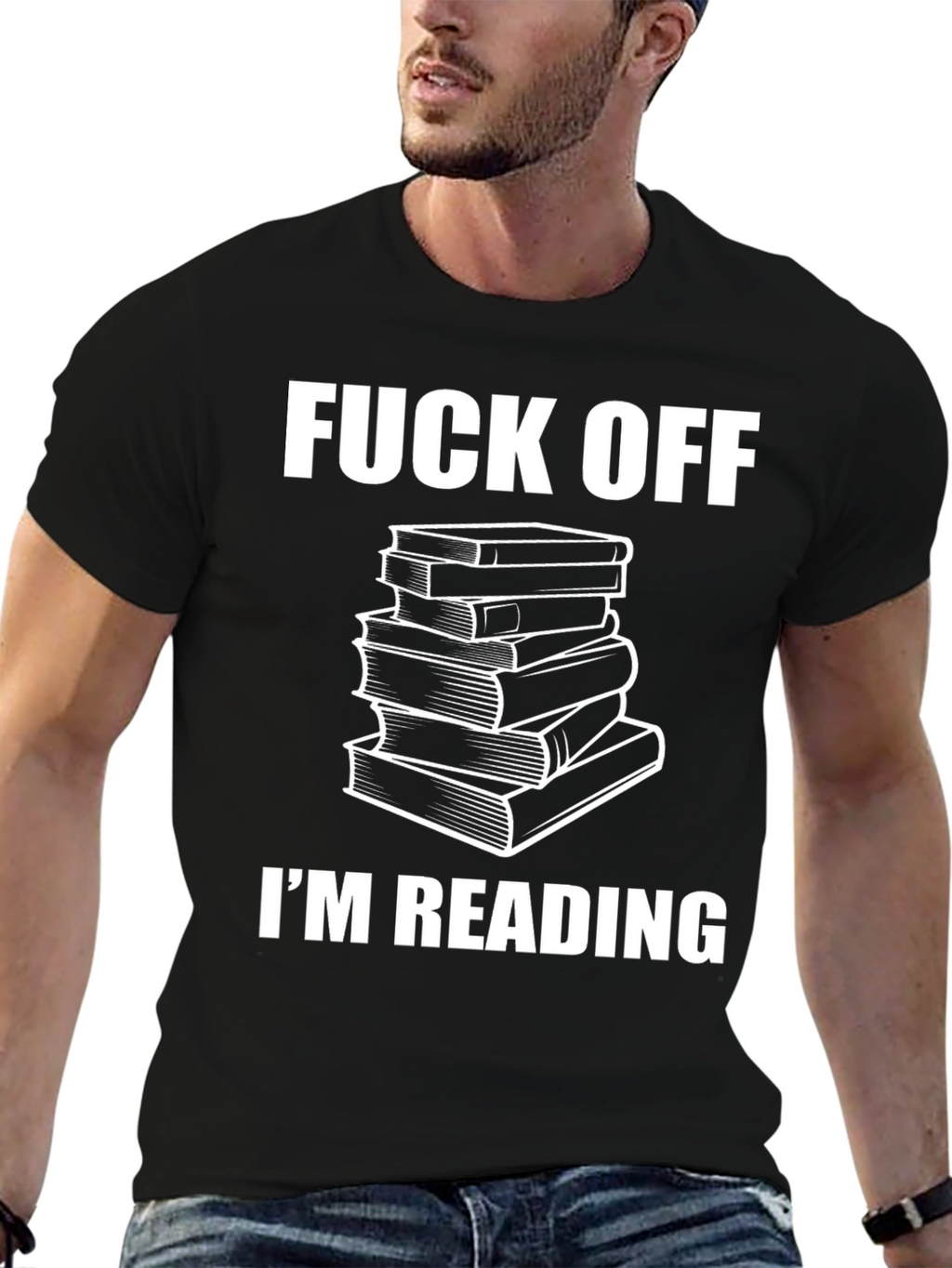Funny Bookworm T-Shirt - Fuck Off Im Reading