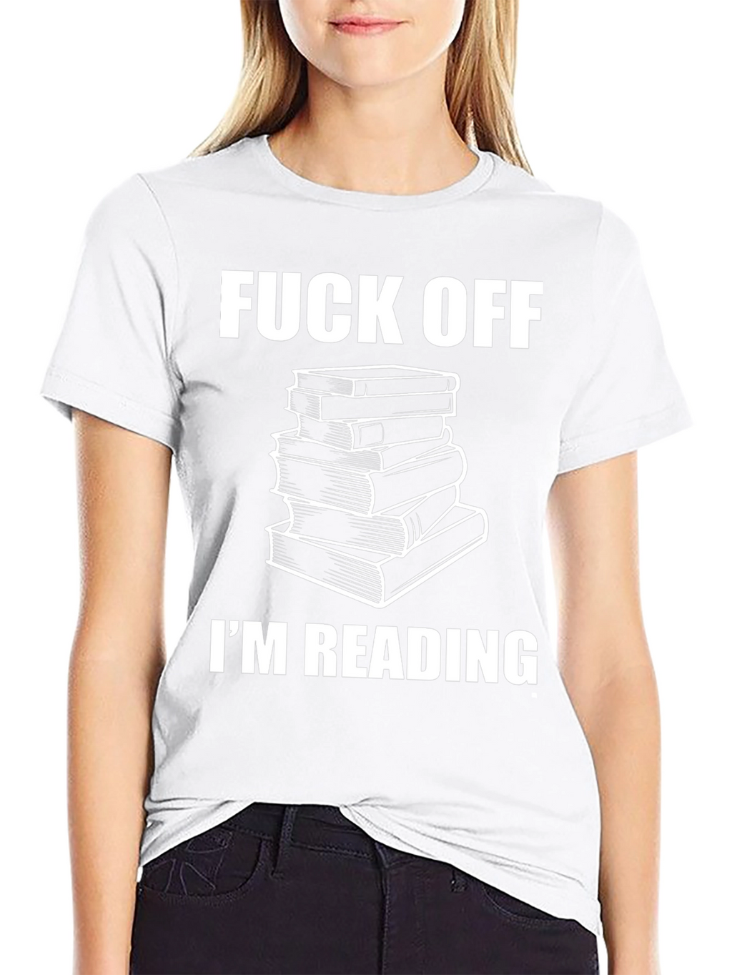 Funny Bookworm T-Shirt - Fuck Off Im Reading