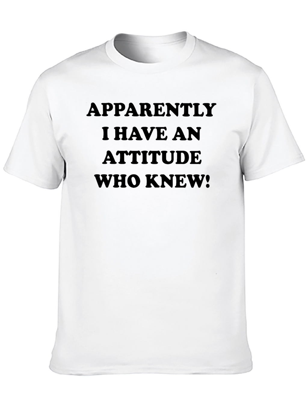 Attitude Graphic Mens T-Shirt Funny Sarcastic Tee