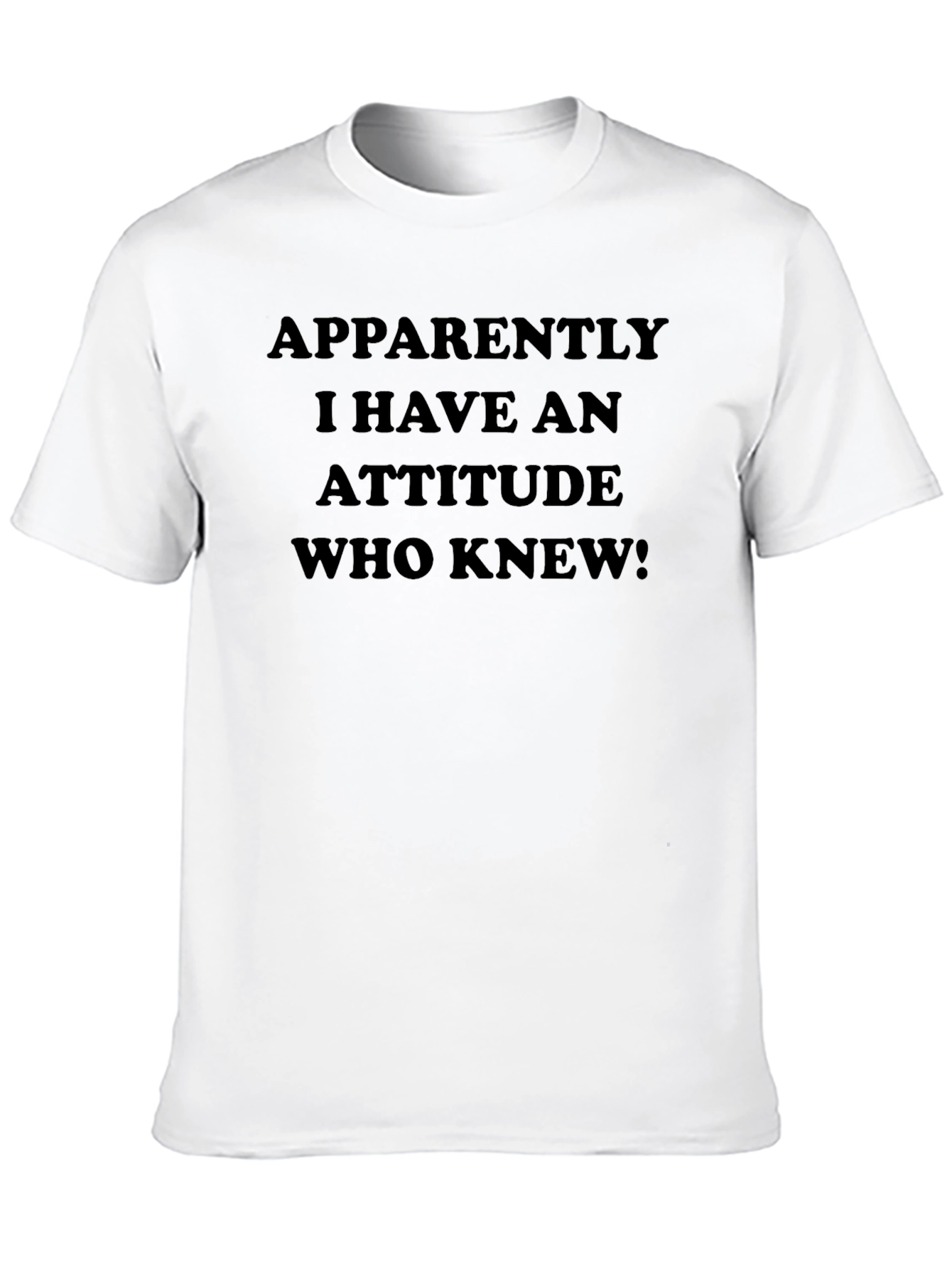 Attitude Graphic Mens T-Shirt Funny Sarcastic Tee
