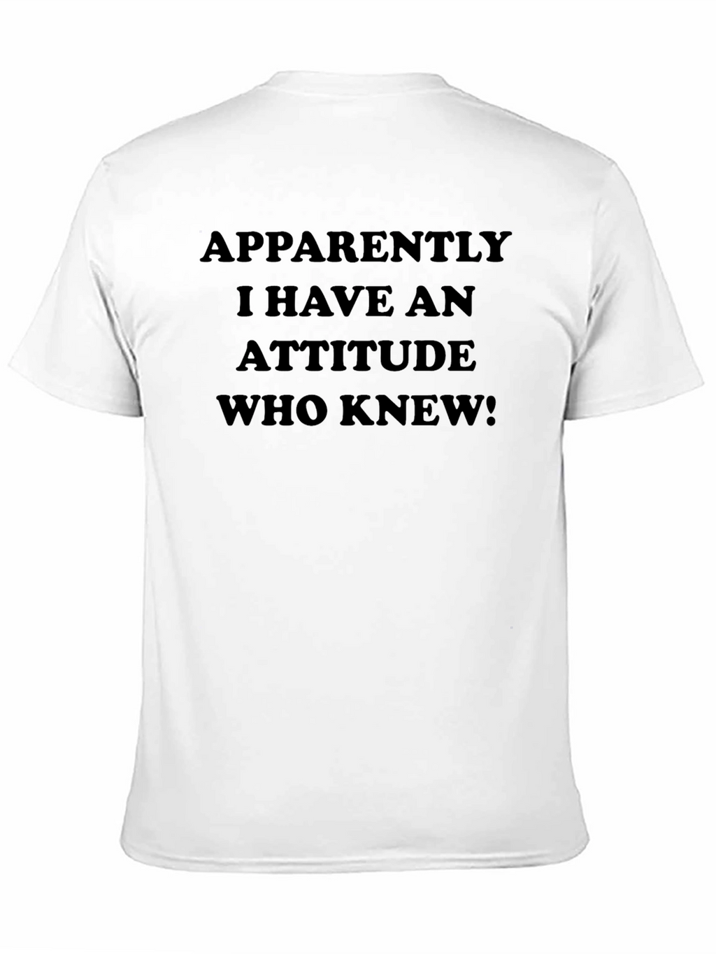 Attitude Graphic Mens T-Shirt Funny Sarcastic Tee