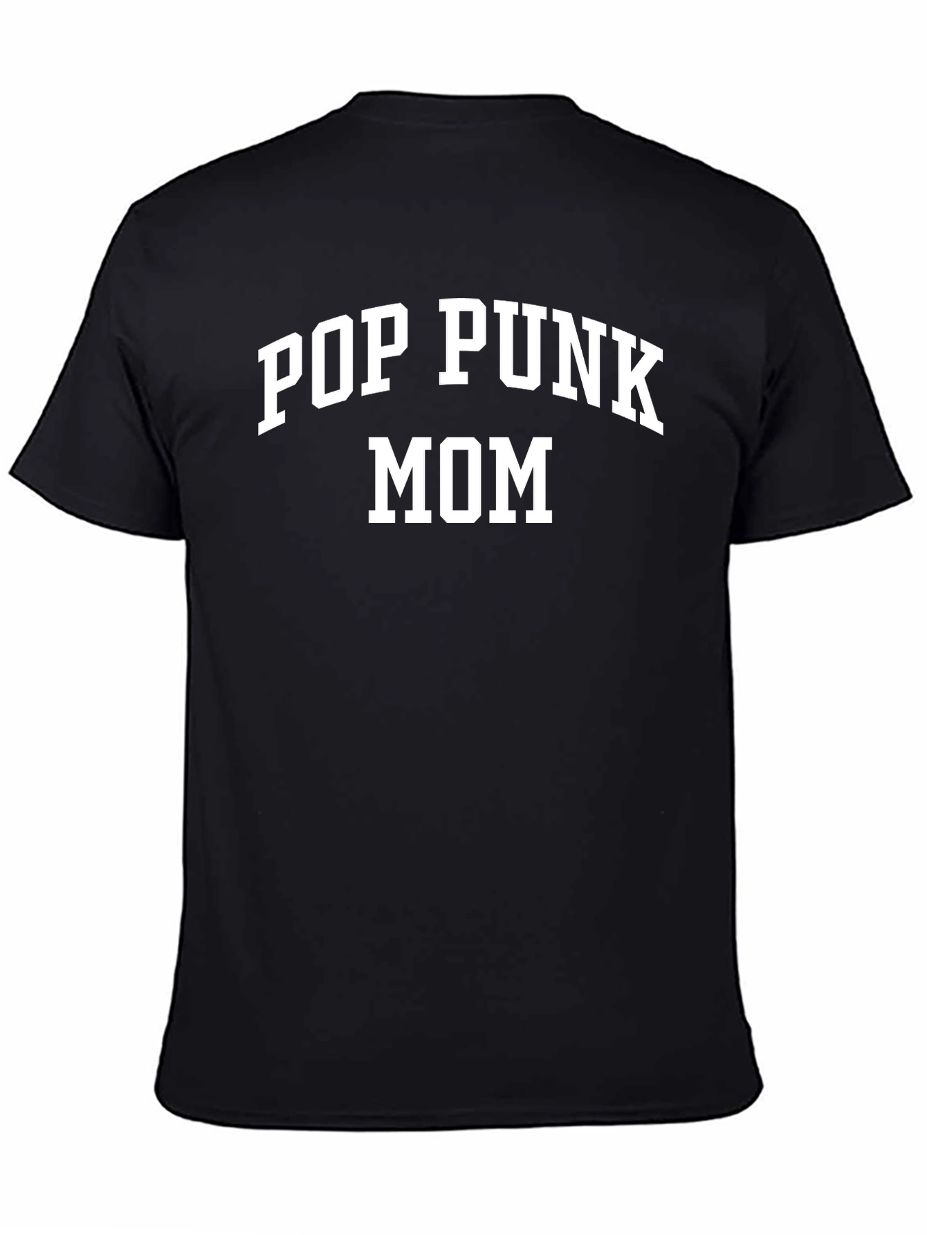 Pop Punk Mom Black Graphic Tee Shirt