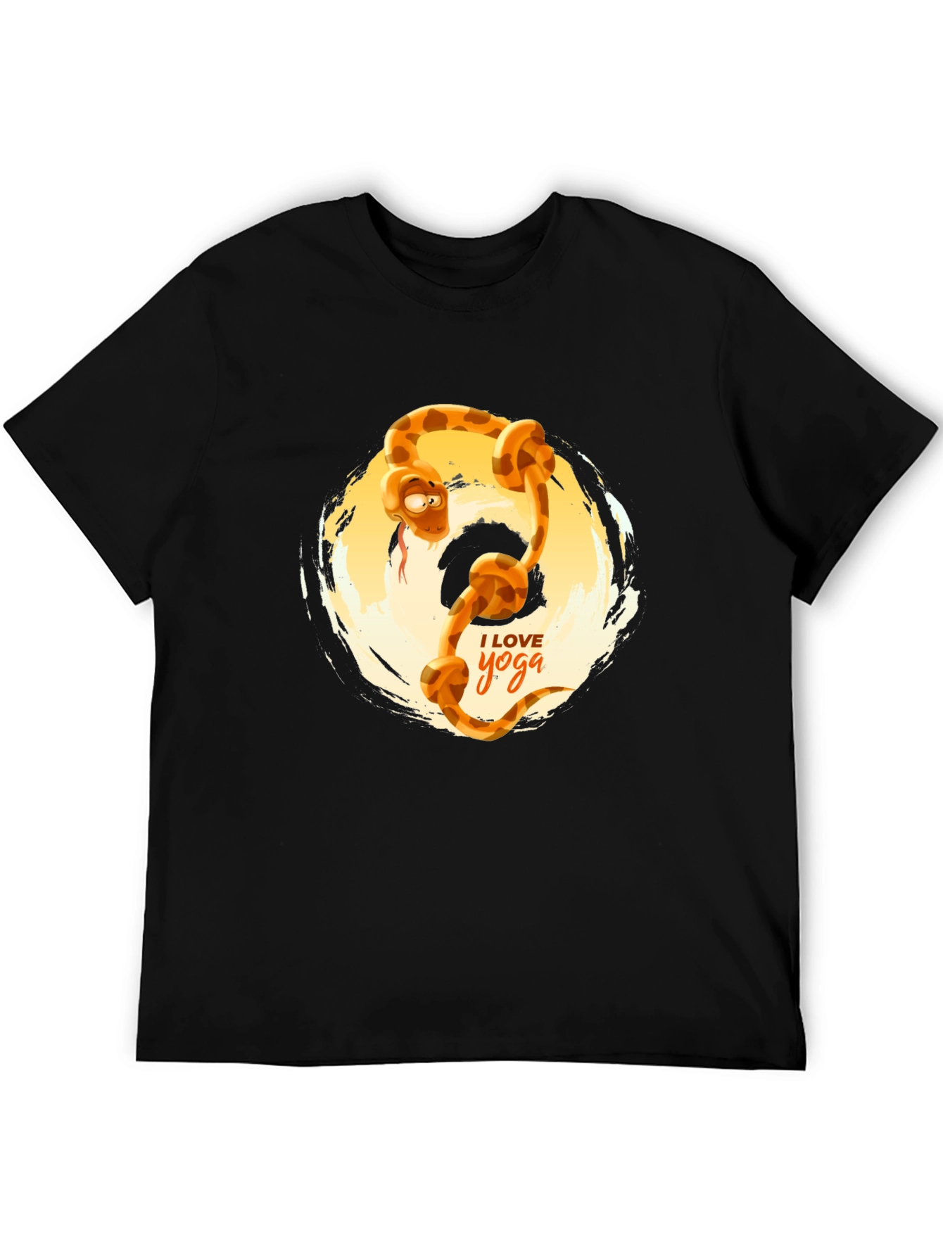 Yoga Snake T-Shirt - Funny Snake Design Tee