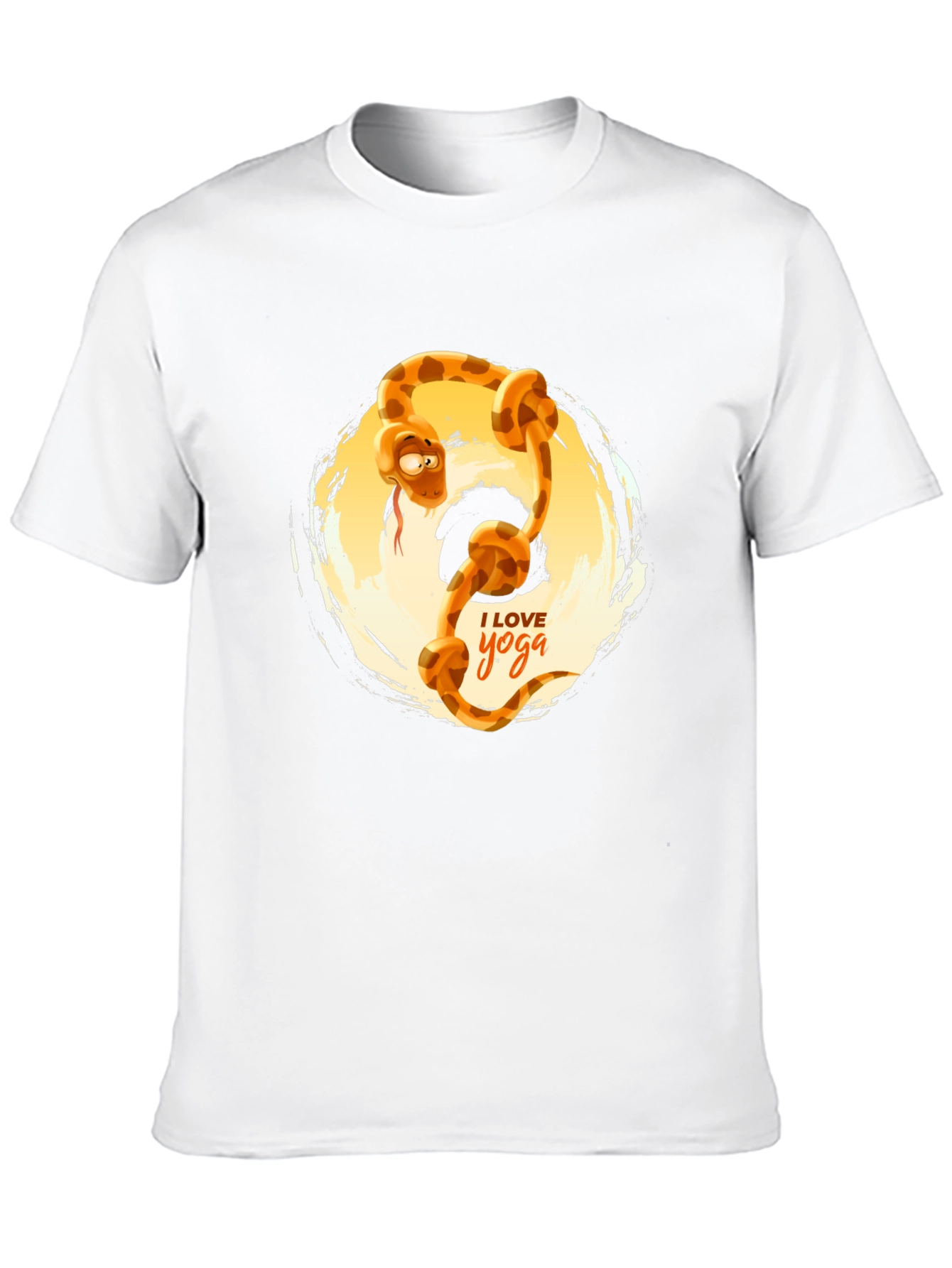 Yoga Snake T-Shirt - Funny Snake Design Tee
