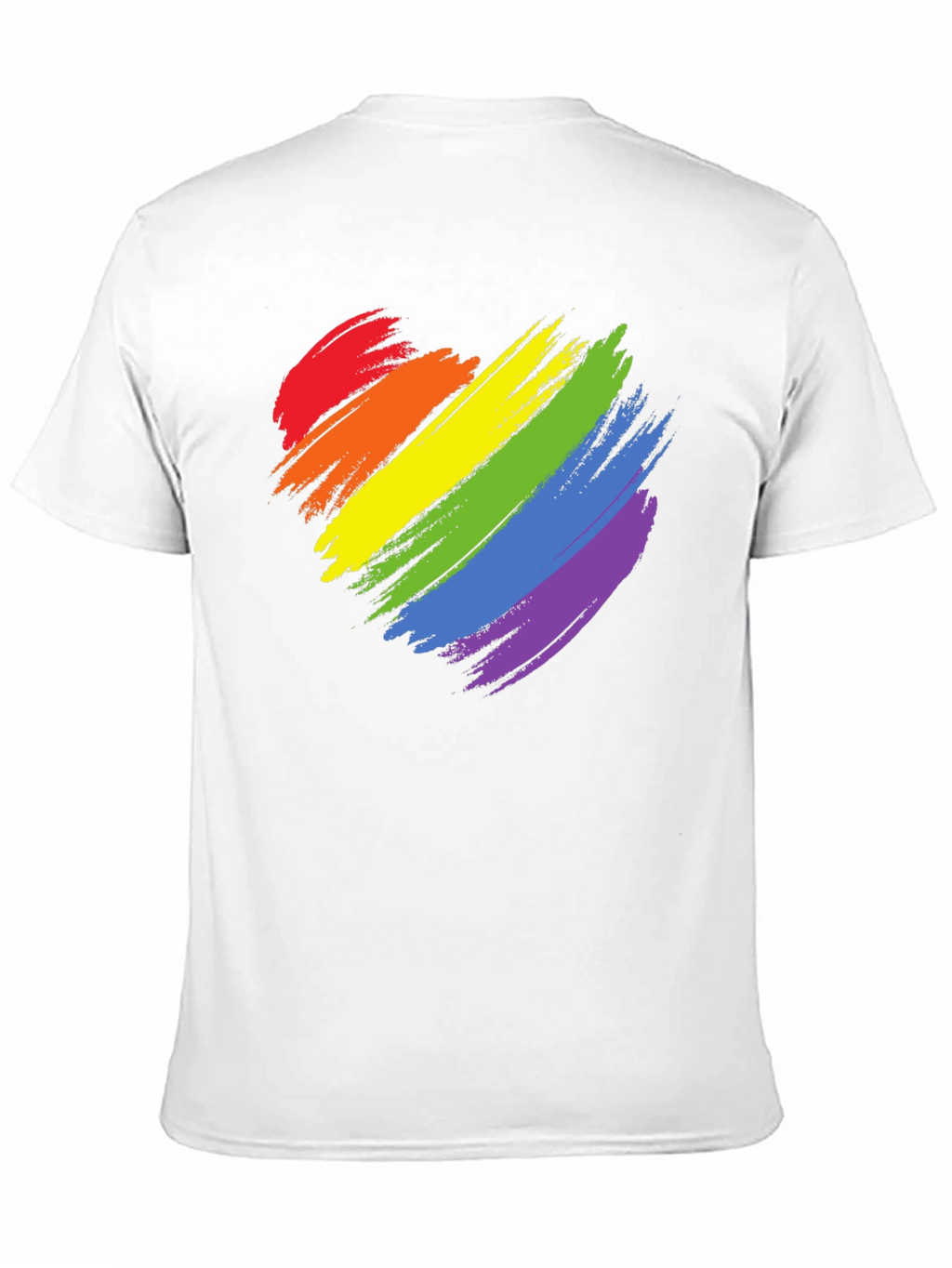 Rainbow Heart Graphic Tee - Pride T-Shirt