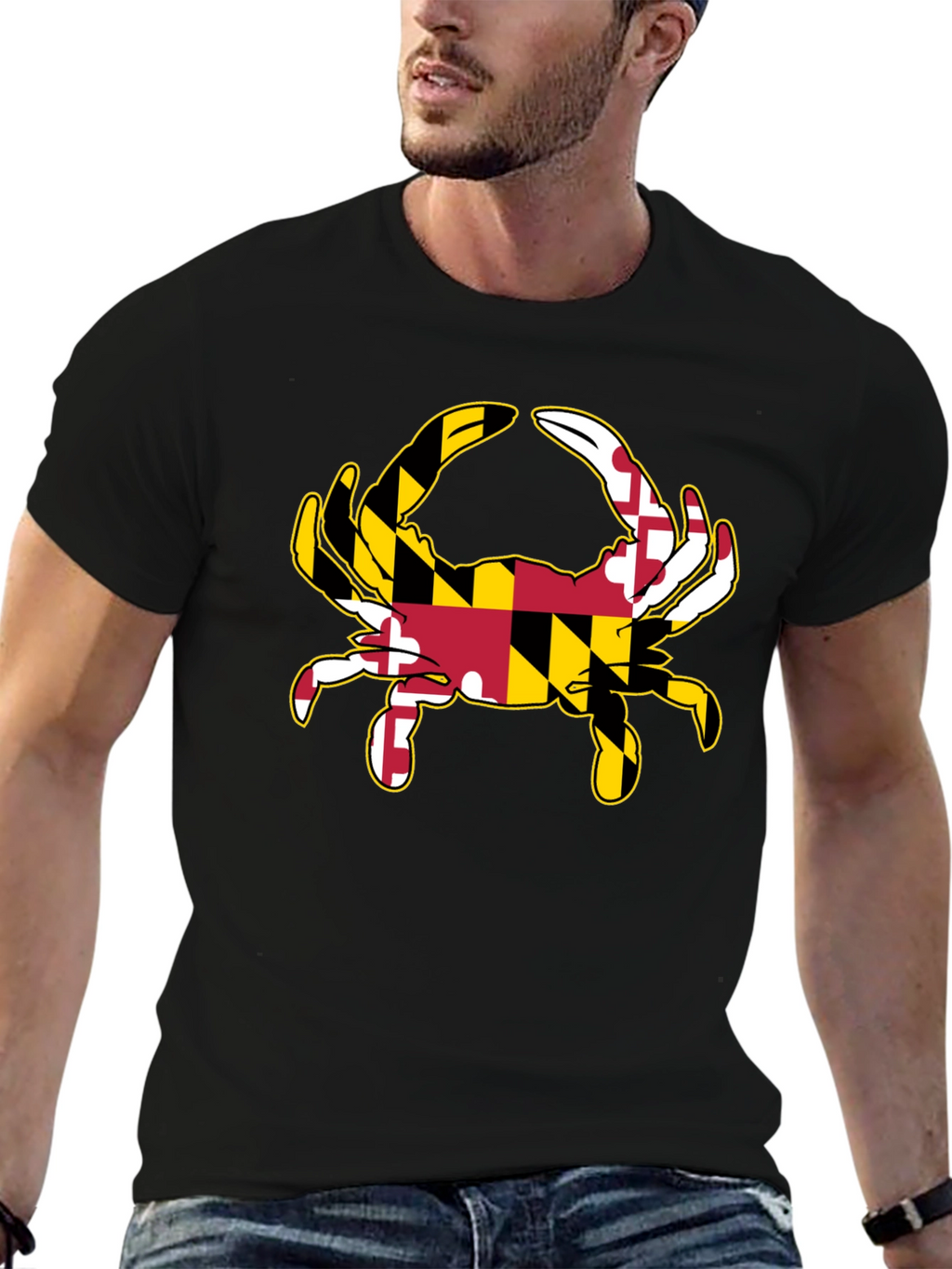 Maryland Flag Crab T-Shirt