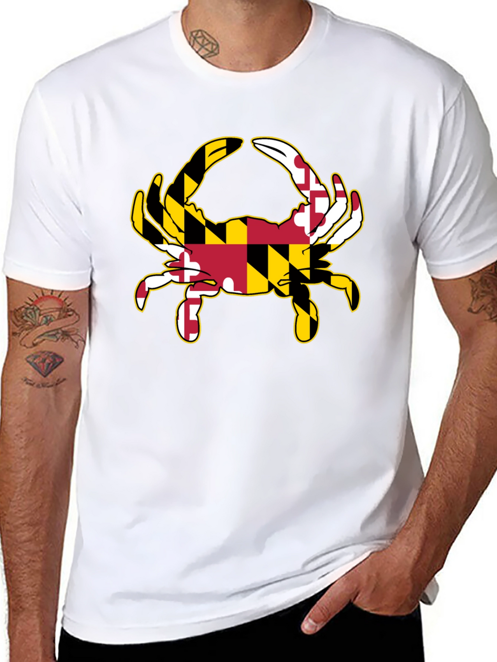 Maryland Flag Crab T-Shirt