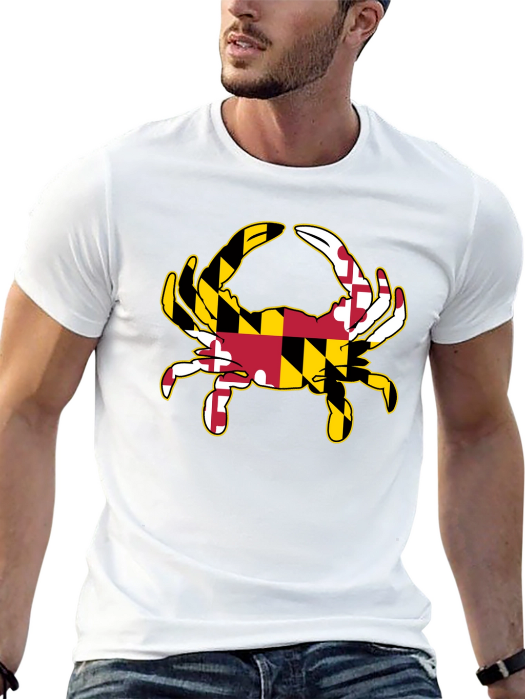 Maryland Flag Crab T-Shirt