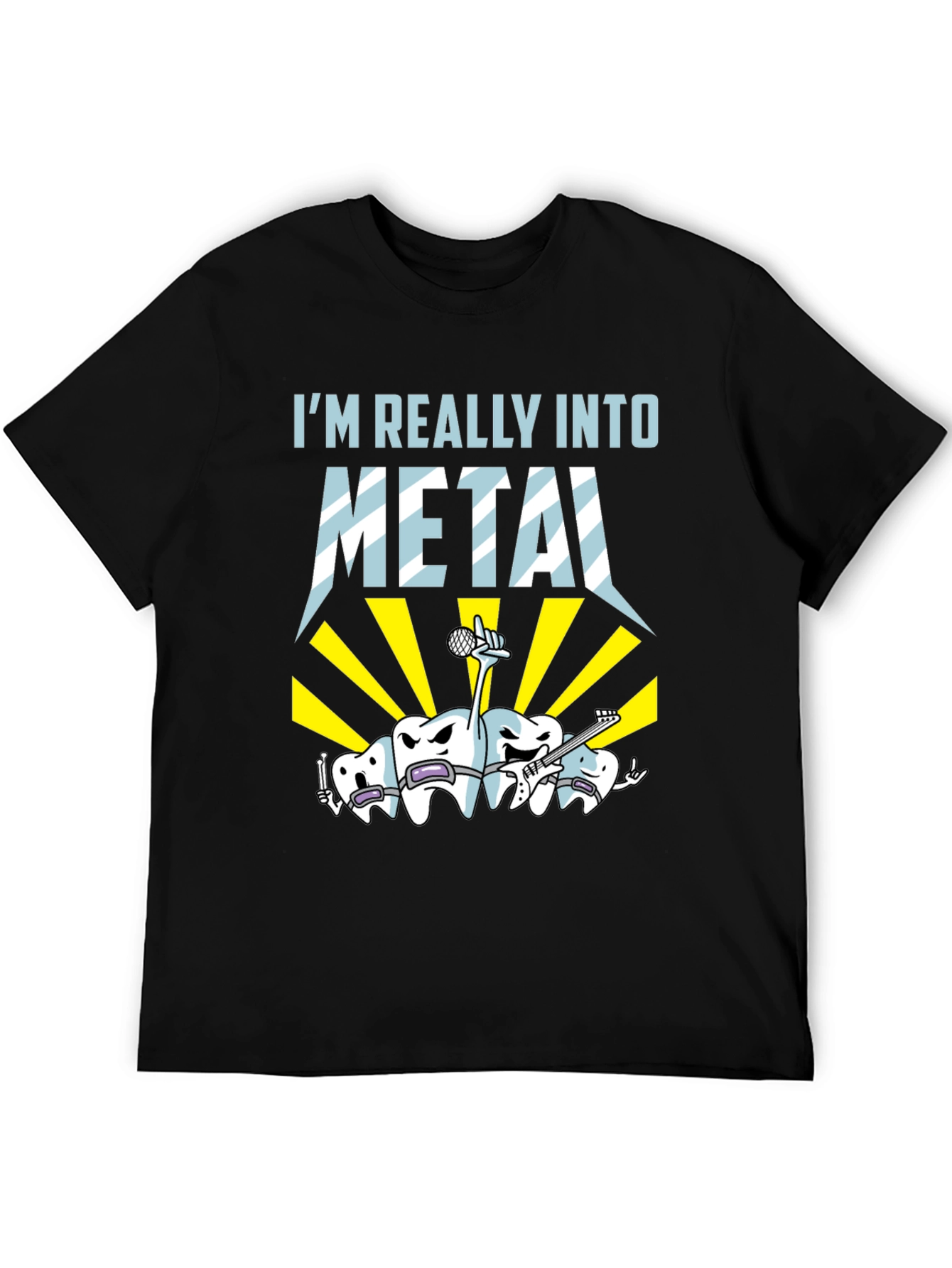 Im Really Into Metal T-Shirt - Funny Tooth Pun