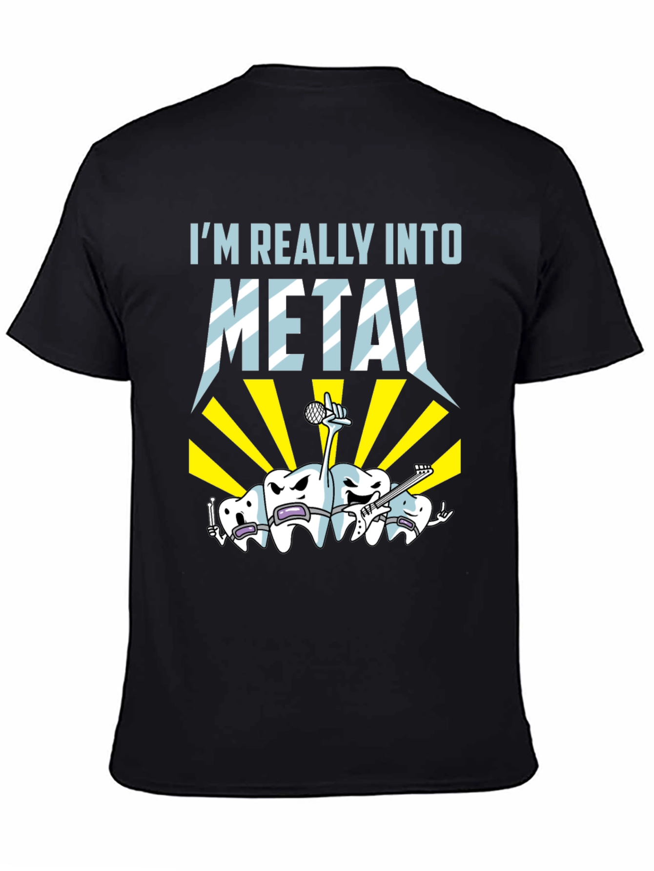 Im Really Into Metal T-Shirt - Funny Tooth Pun