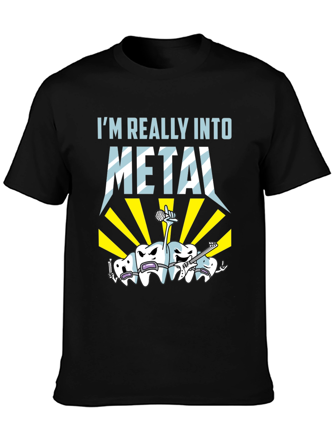 Im Really Into Metal T-Shirt - Funny Tooth Pun