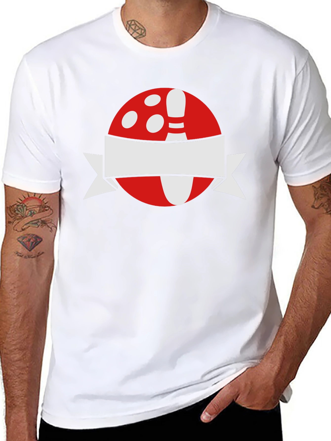 Bowling Ball & Pin Graphic Tee