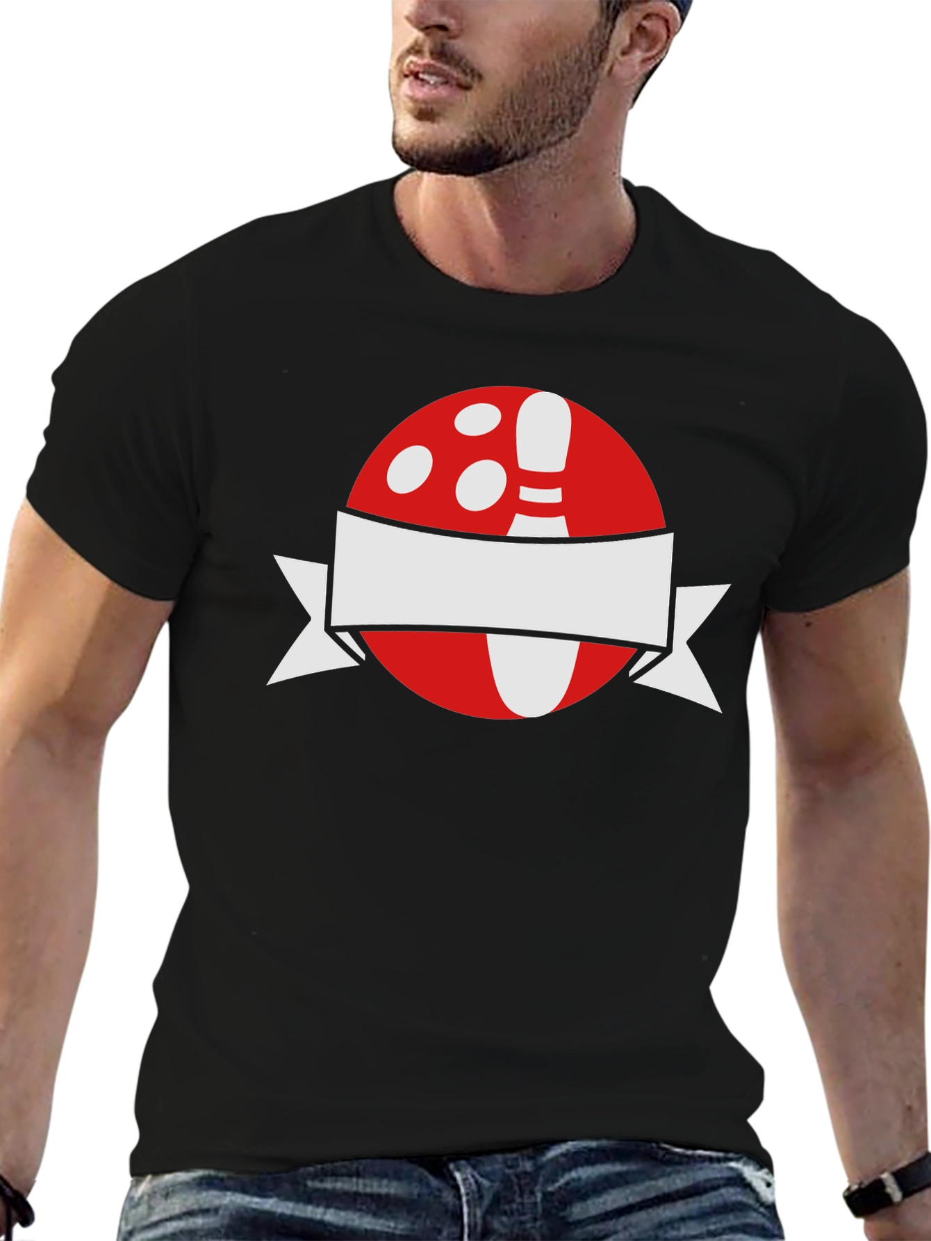 Bowling Ball & Pin Graphic Tee