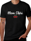 Mom Cheri Cherry Graphic Tee - Unisex