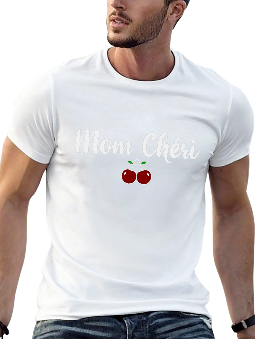 Mom Cheri Cherry Graphic Tee - Unisex