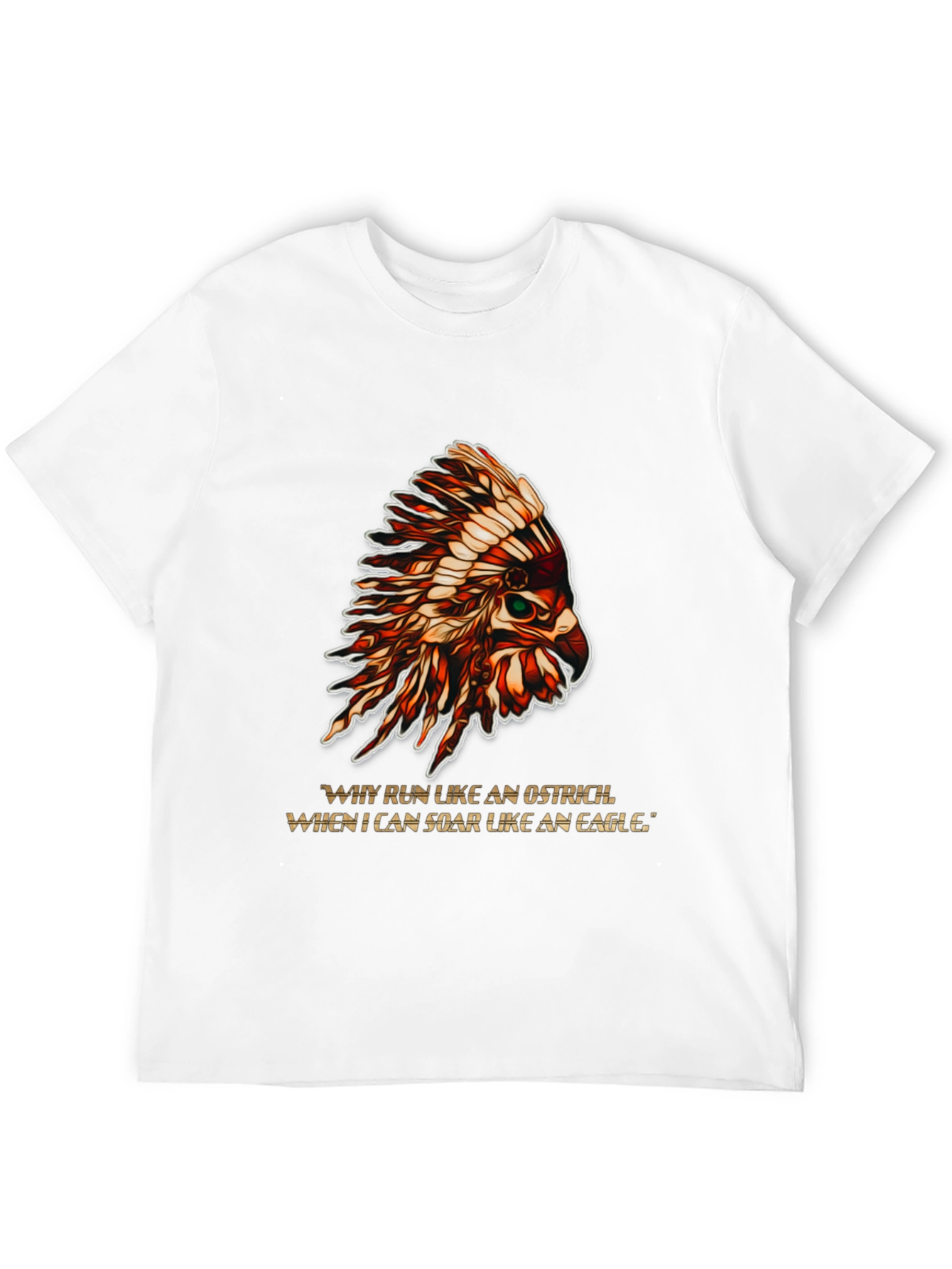 Eagle Soar Graphic T-Shirt - Mens Black Tee