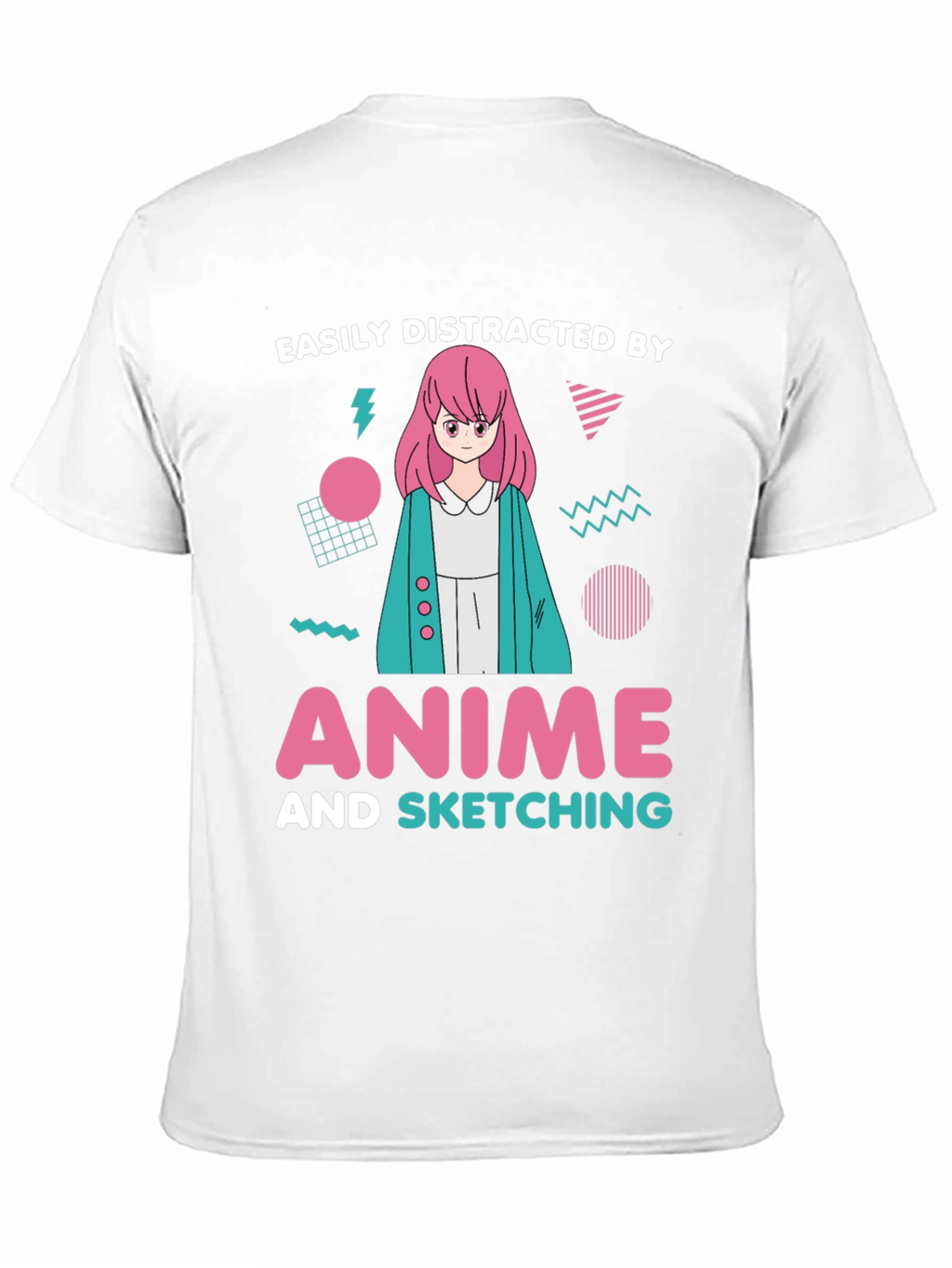 Easily Distracted By Anime Sketching T-Shirt