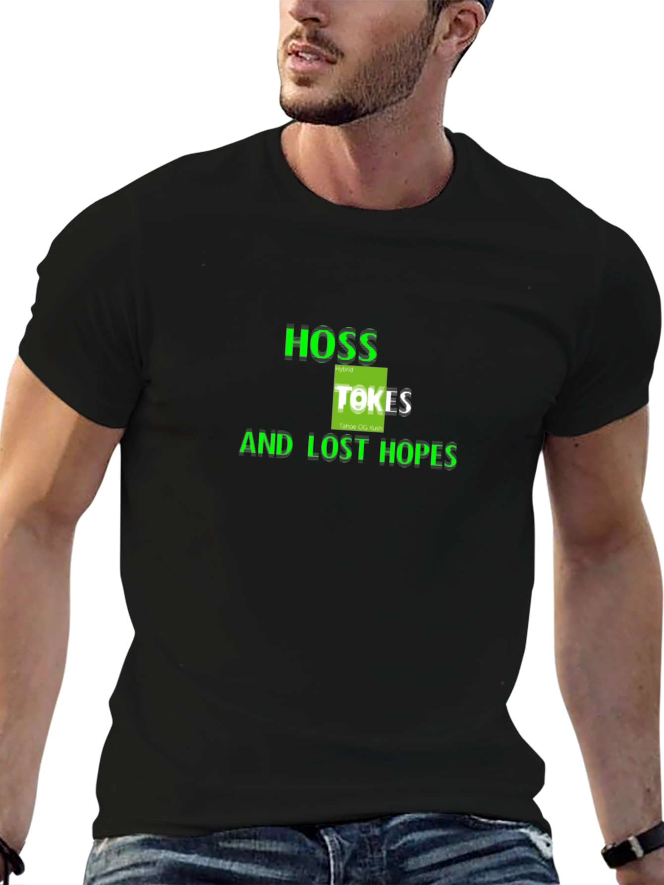 HOSS Tokes and Lost Hopes Black T-Shirt