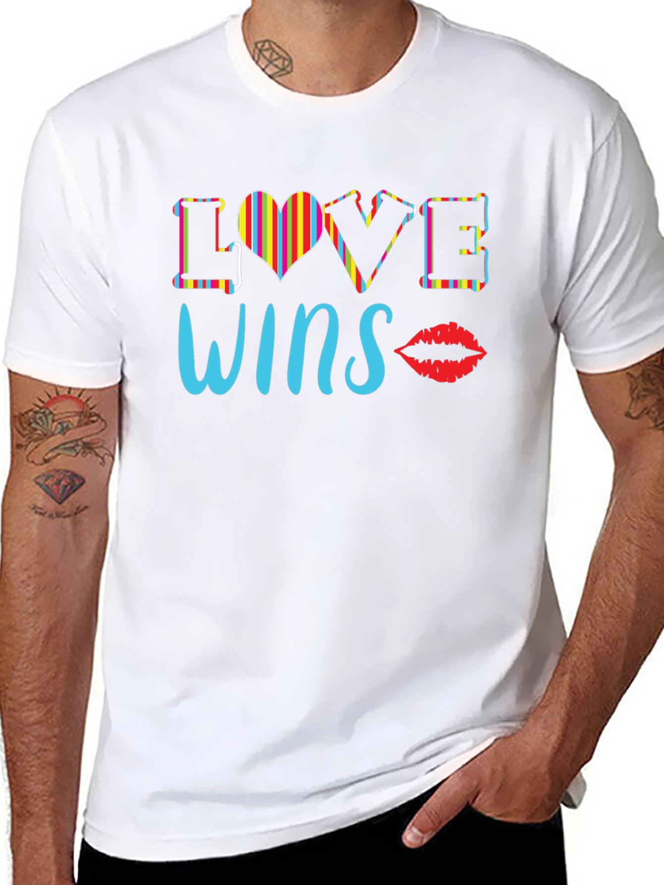 Love Wins Graphic Tee - Pride T-Shirt