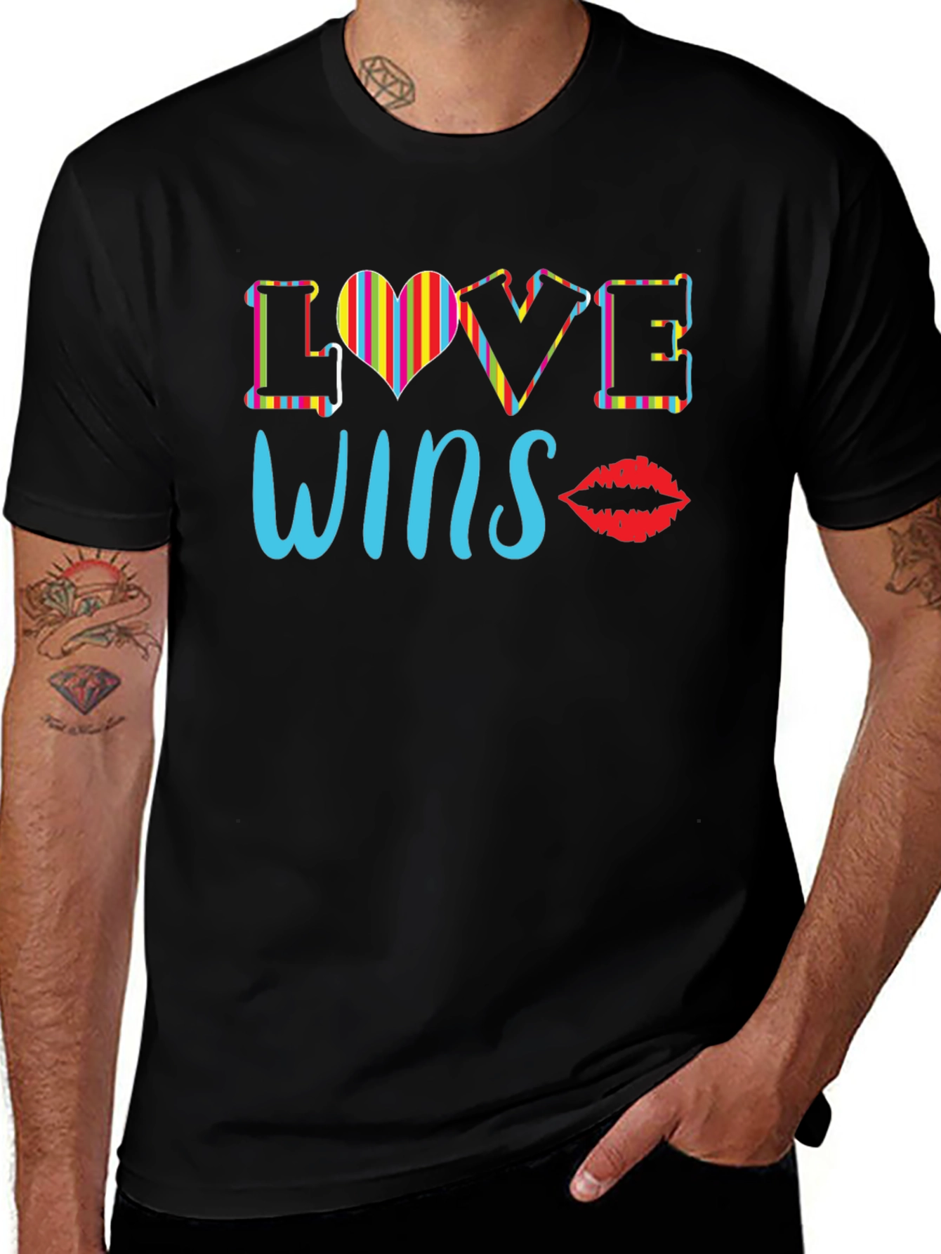 Love Wins Graphic Tee - Pride T-Shirt