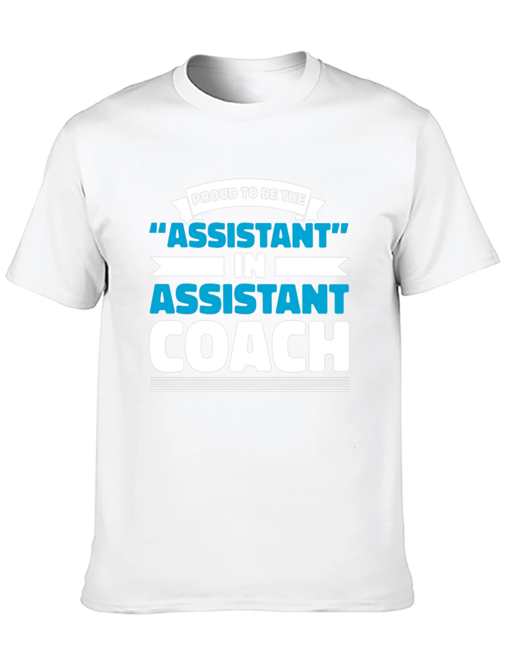 Proud Assistant Coach Graphic Tee - Black