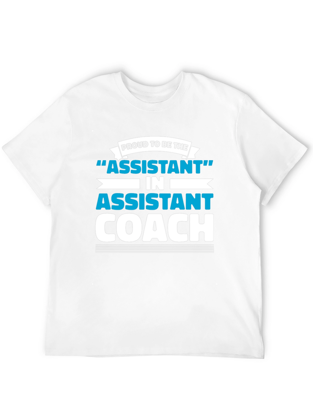 Proud Assistant Coach Graphic Tee - Black