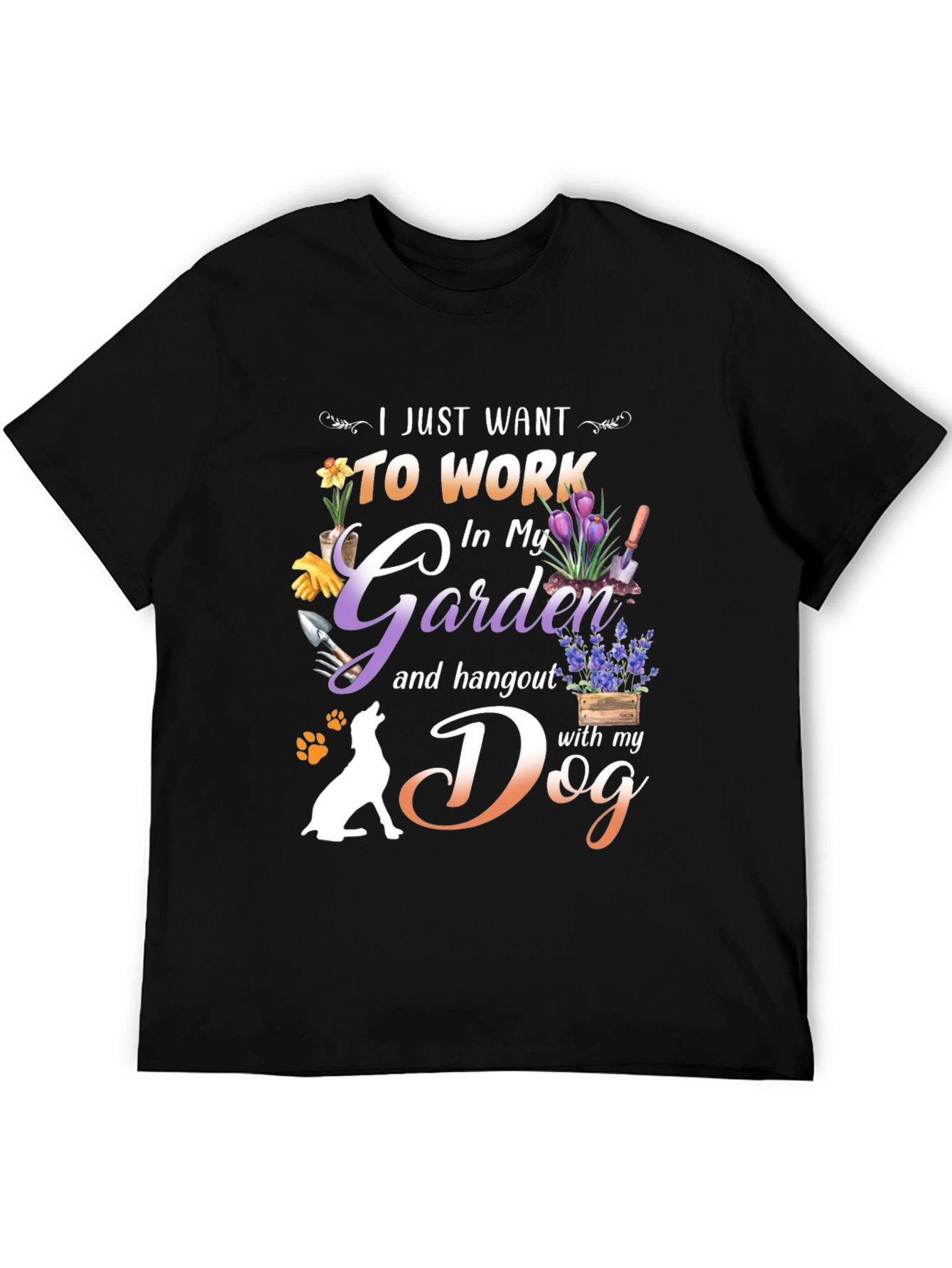 Garden & Dog Life T-Shirt – Funny Dog Lover Tee