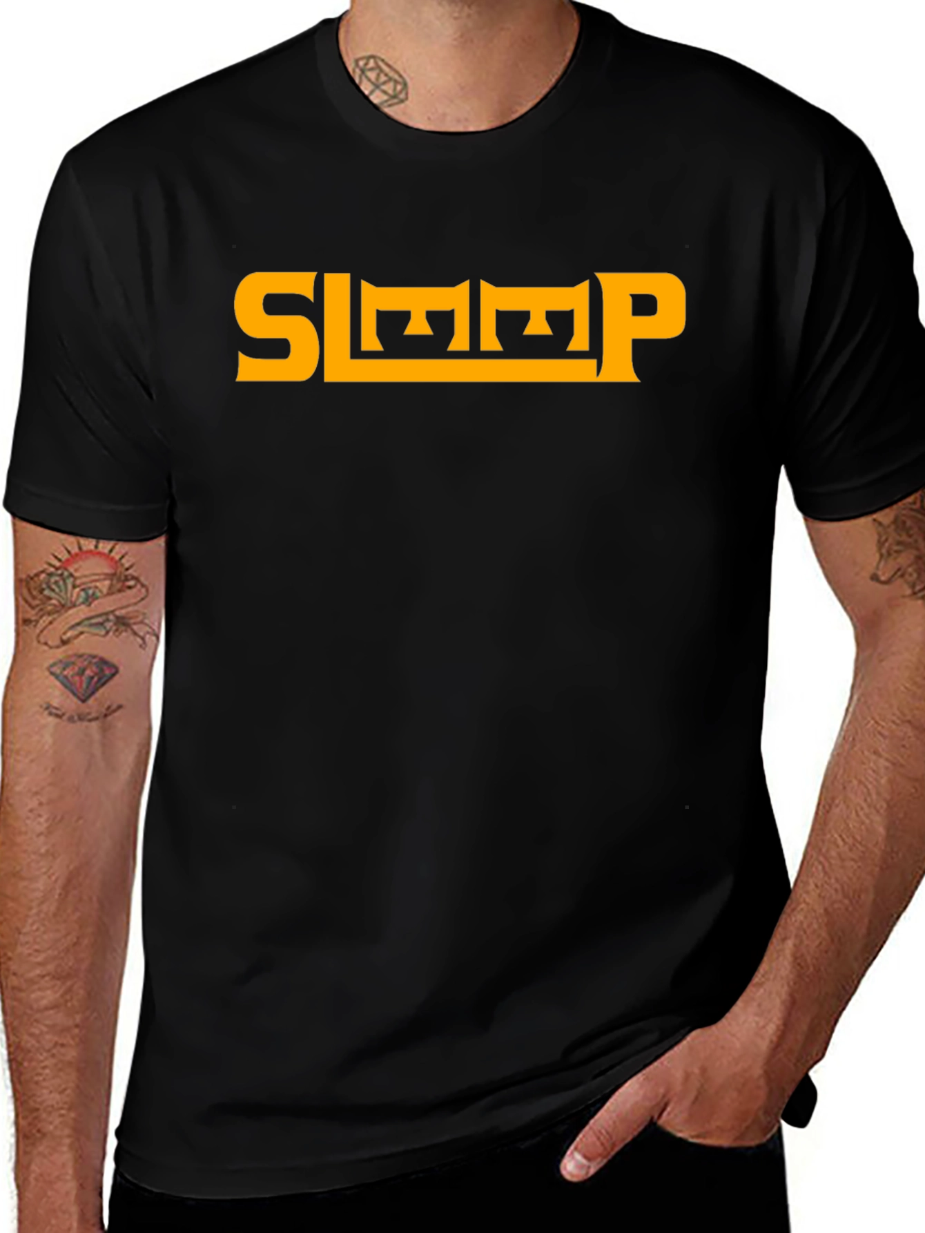 Sleep Band Logo Black T-Shirt