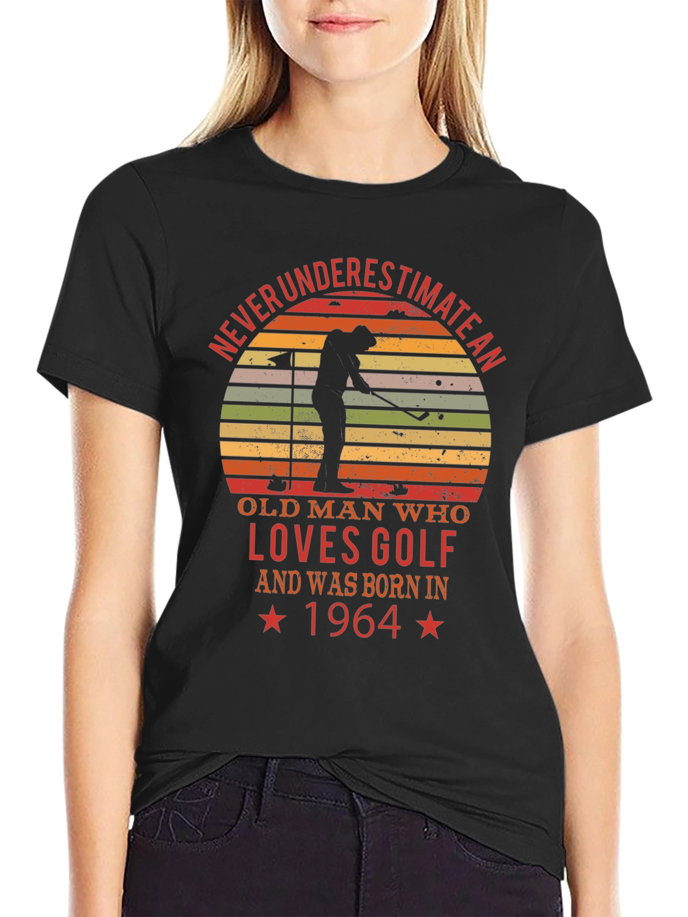 Never Underestimate Golf 1964 T-Shirt