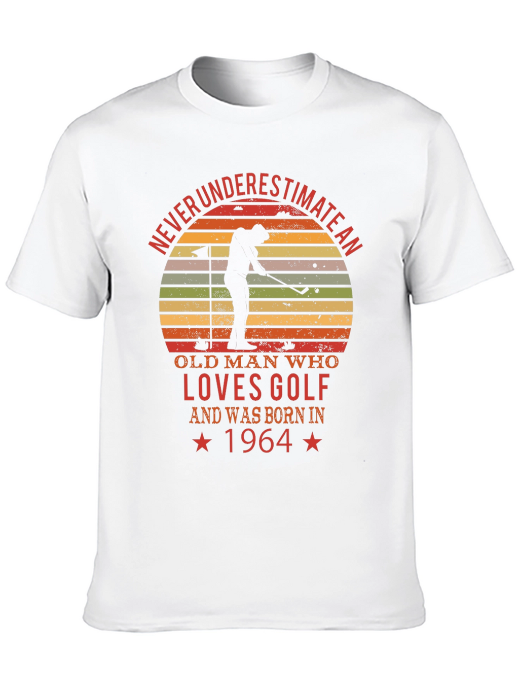Never Underestimate Golf 1964 T-Shirt