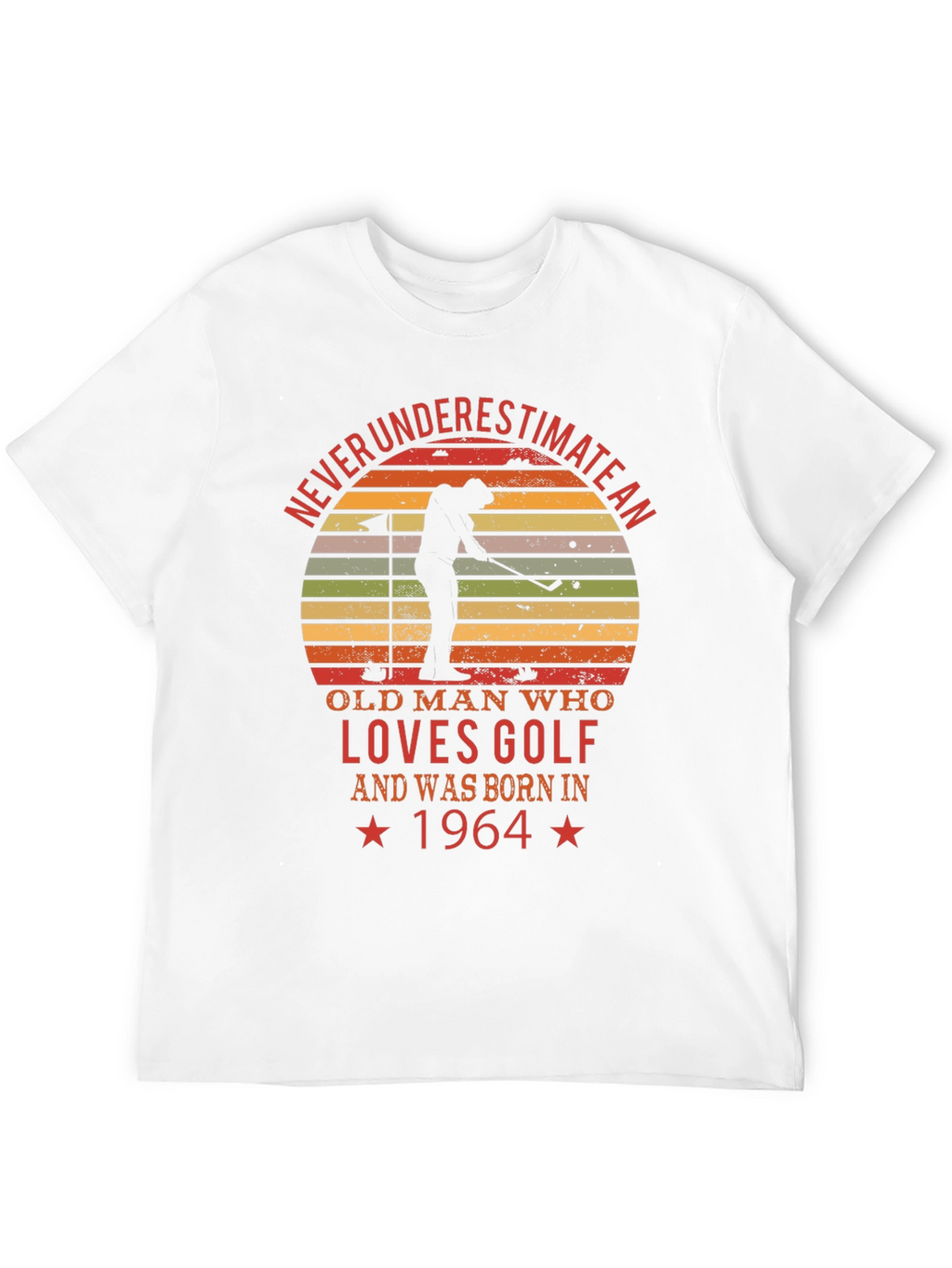 Never Underestimate Golf 1964 T-Shirt