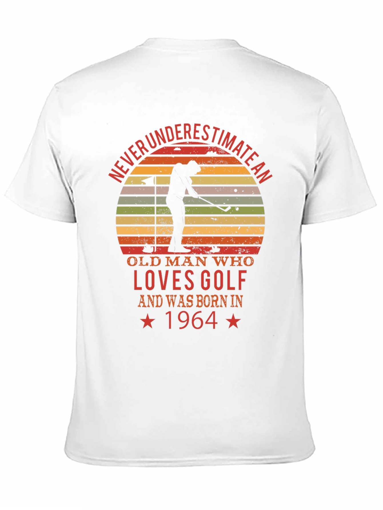 Never Underestimate Golf 1964 T-Shirt