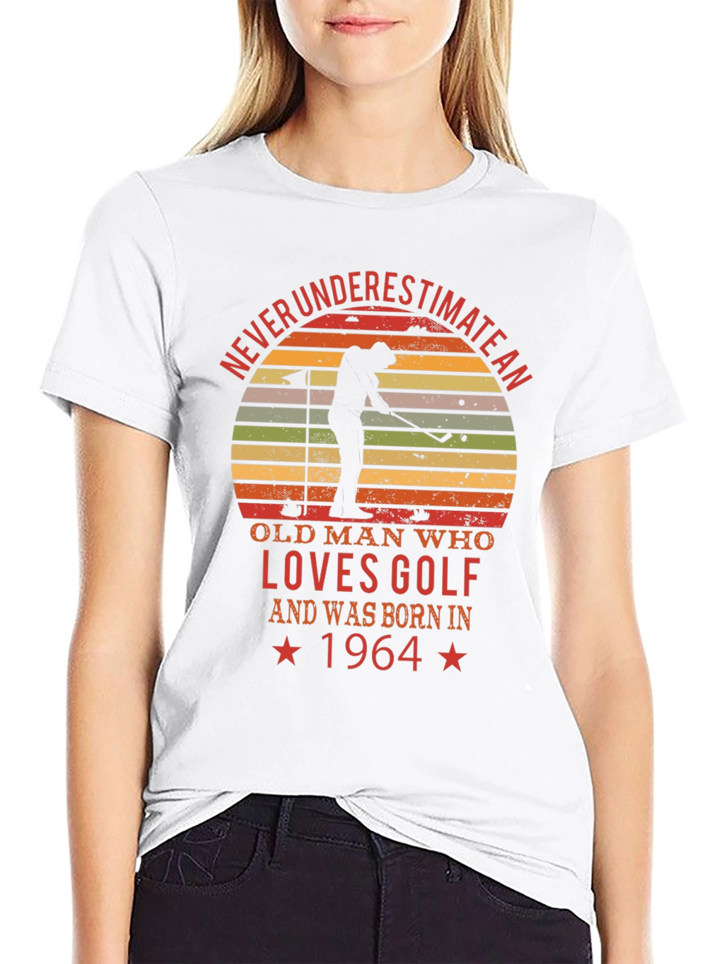 Never Underestimate Golf 1964 T-Shirt