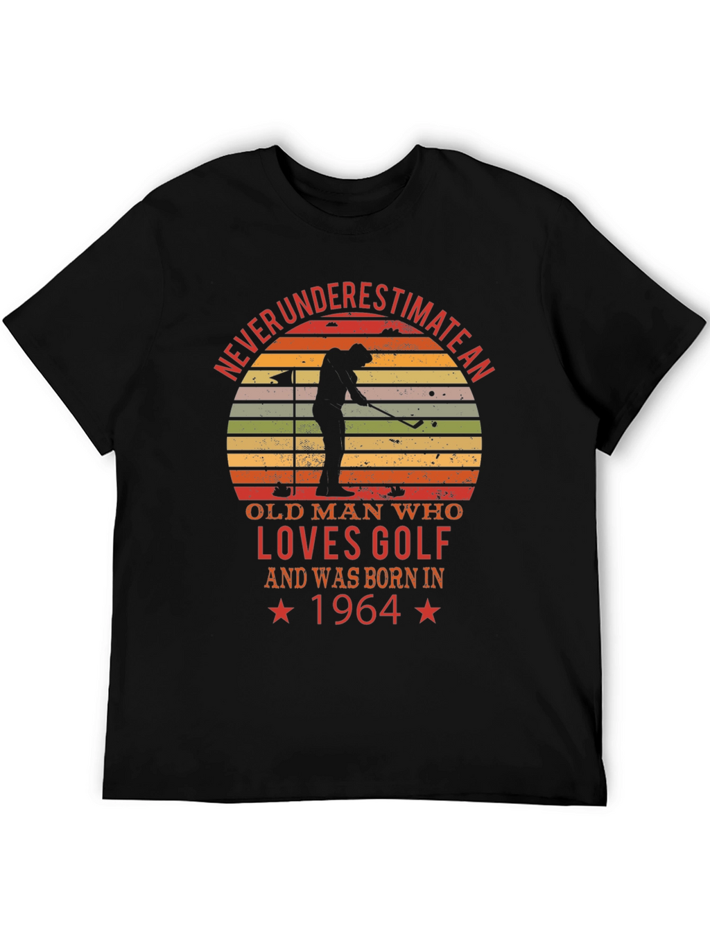 Never Underestimate Golf 1964 T-Shirt