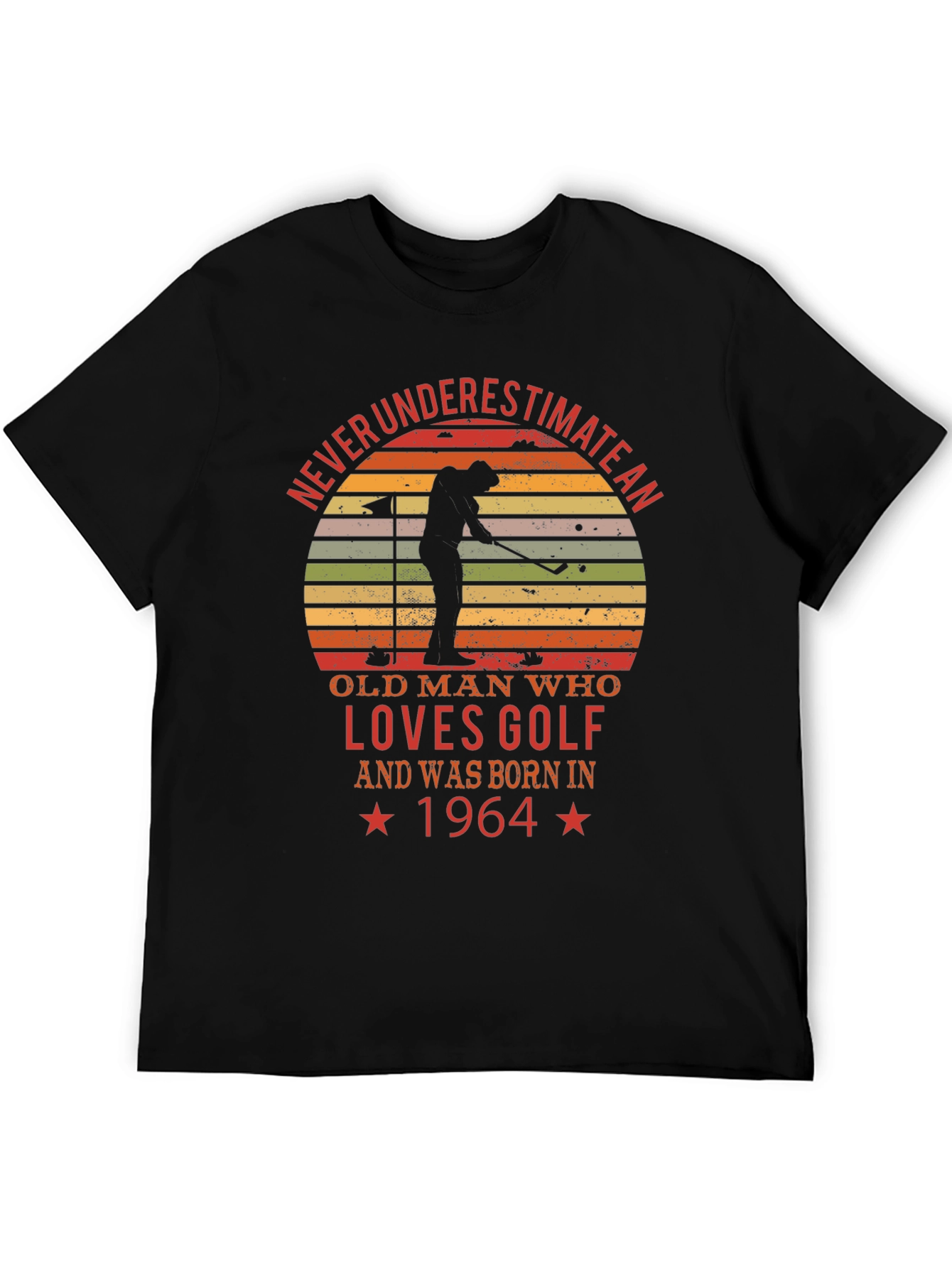 Never Underestimate Golf 1964 T-Shirt