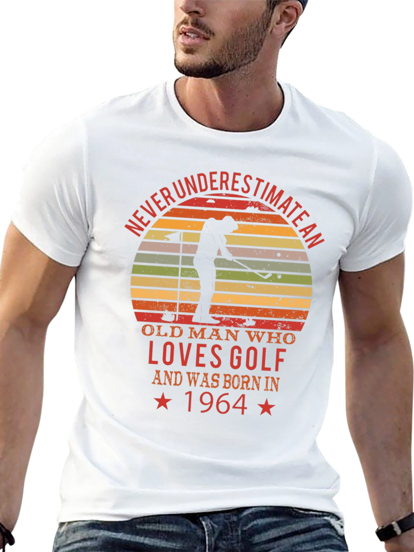 Never Underestimate Golf 1964 T-Shirt