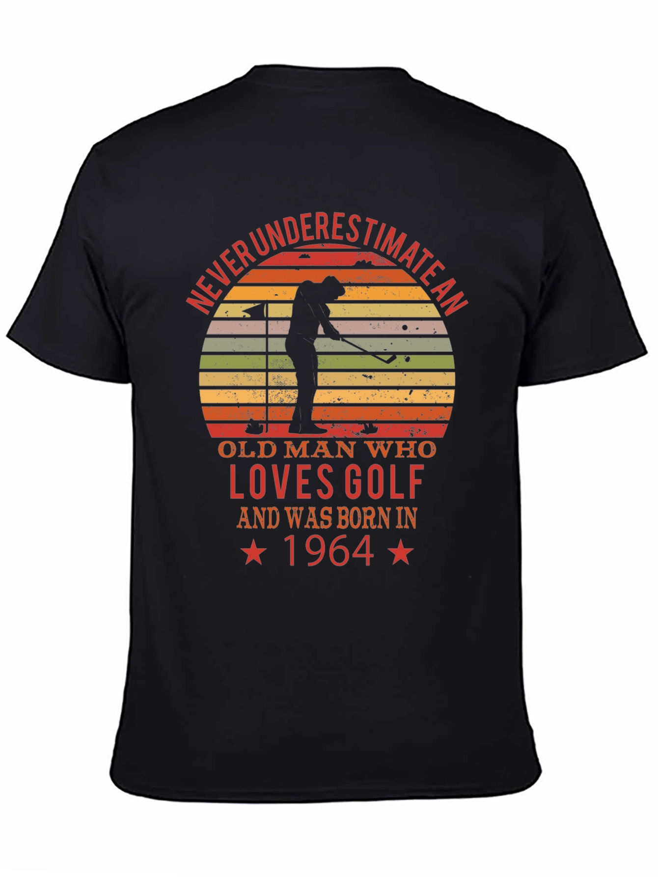 Never Underestimate Golf 1964 T-Shirt
