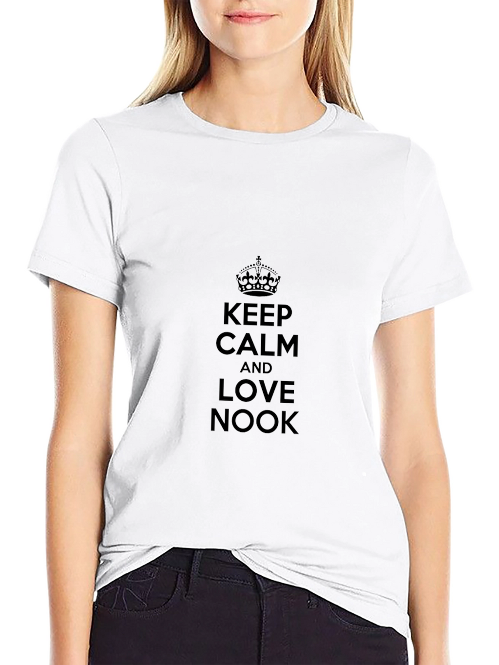 Keep Calm and Love Nook Black T-Shirt