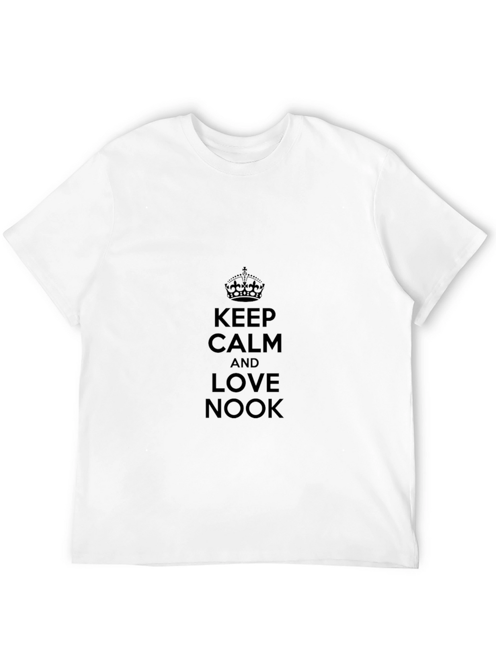 Keep Calm and Love Nook Black T-Shirt