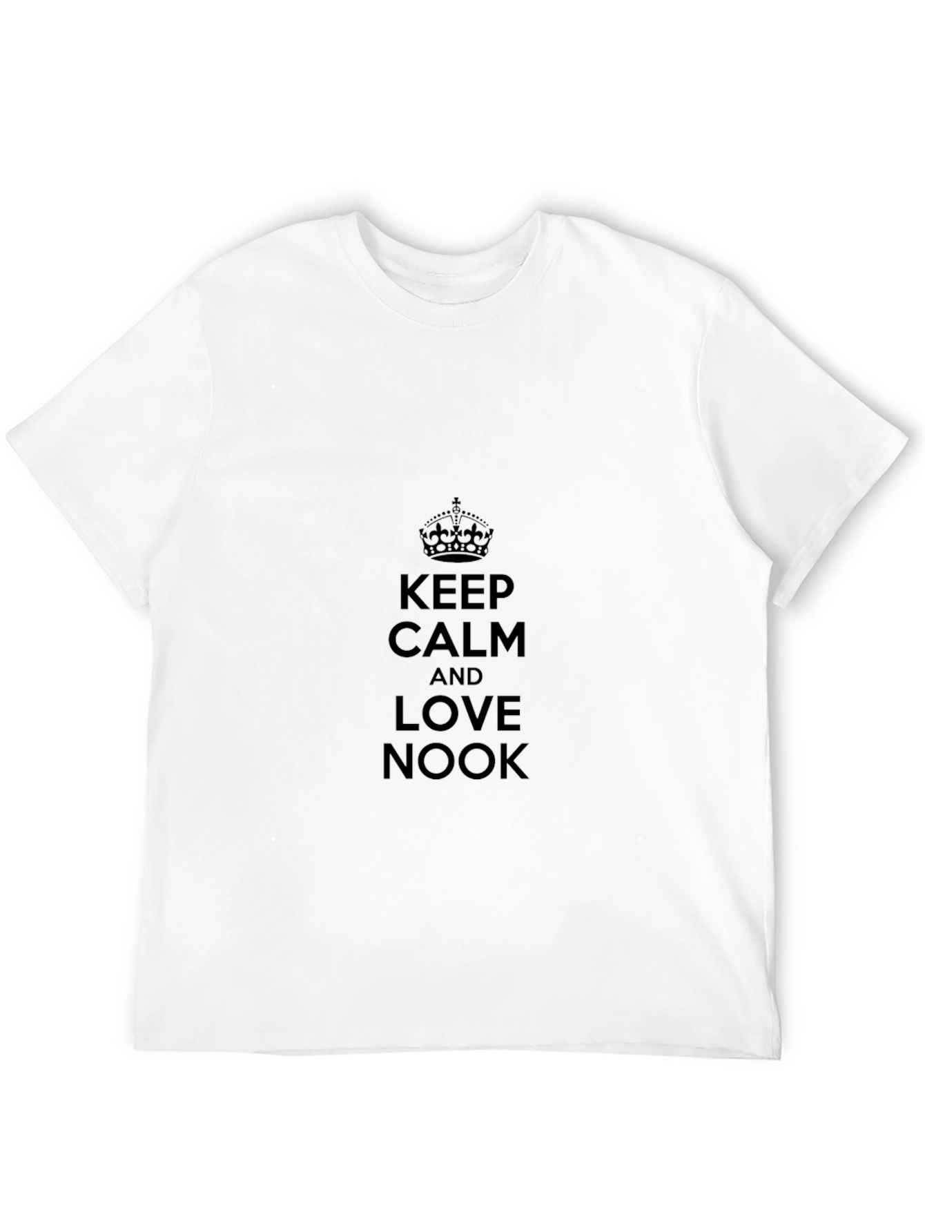 Keep Calm and Love Nook Black T-Shirt