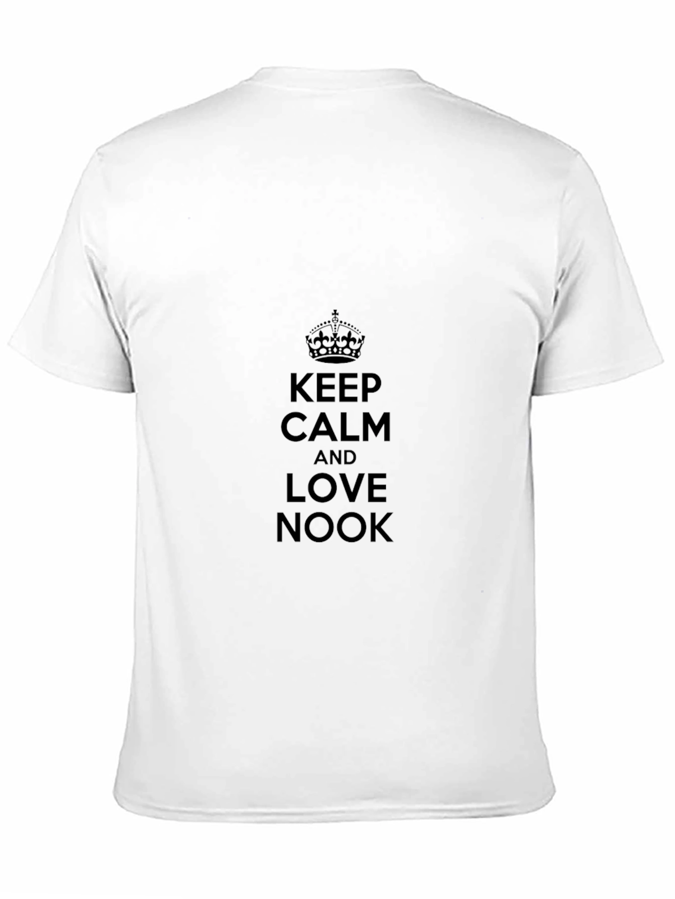Keep Calm and Love Nook Black T-Shirt