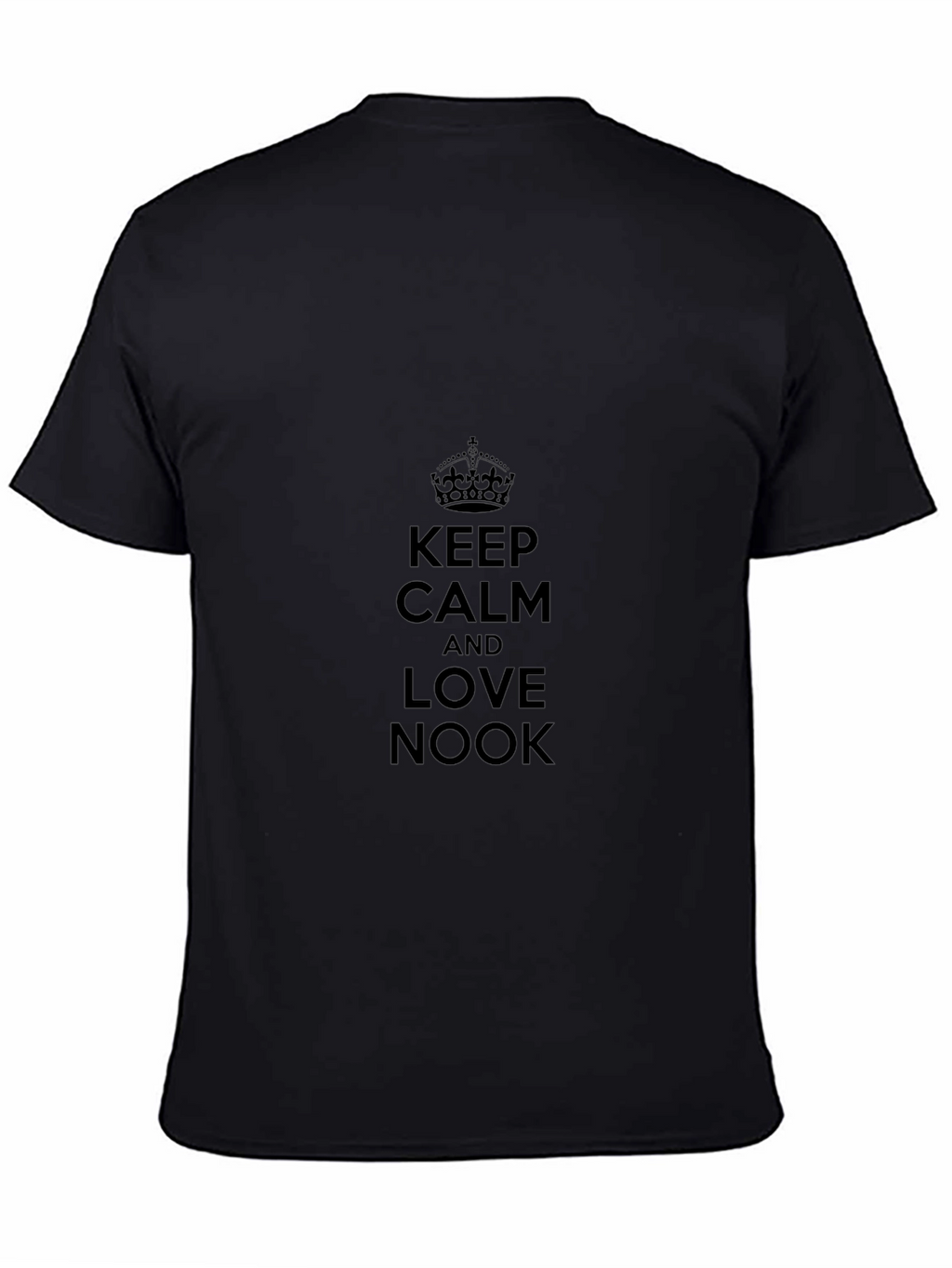 Keep Calm and Love Nook Black T-Shirt