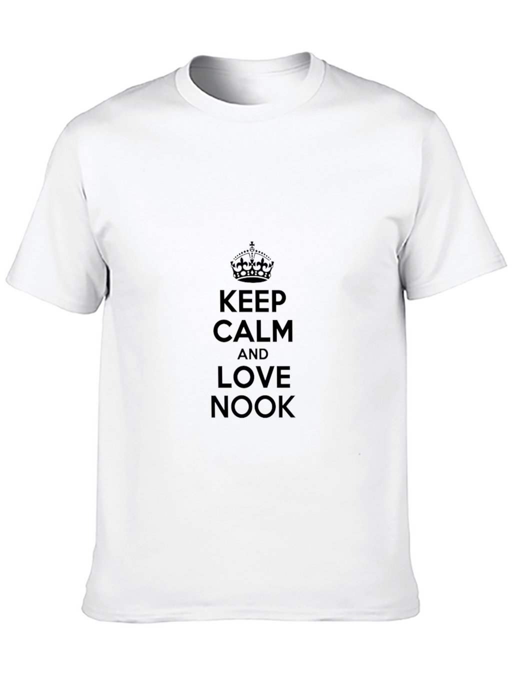 Keep Calm and Love Nook Black T-Shirt