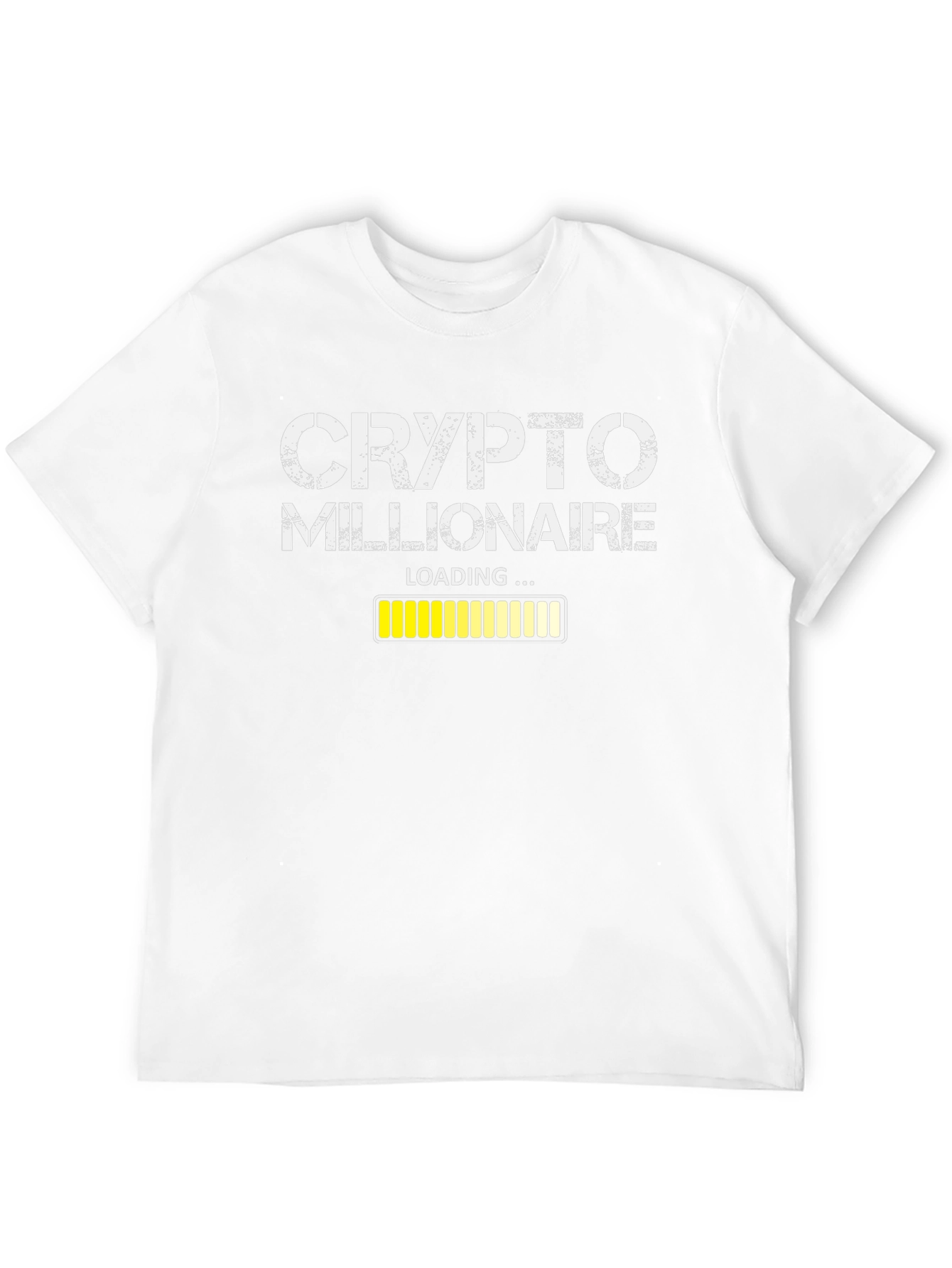 Crypto Millionaire Loading Black T-Shirt