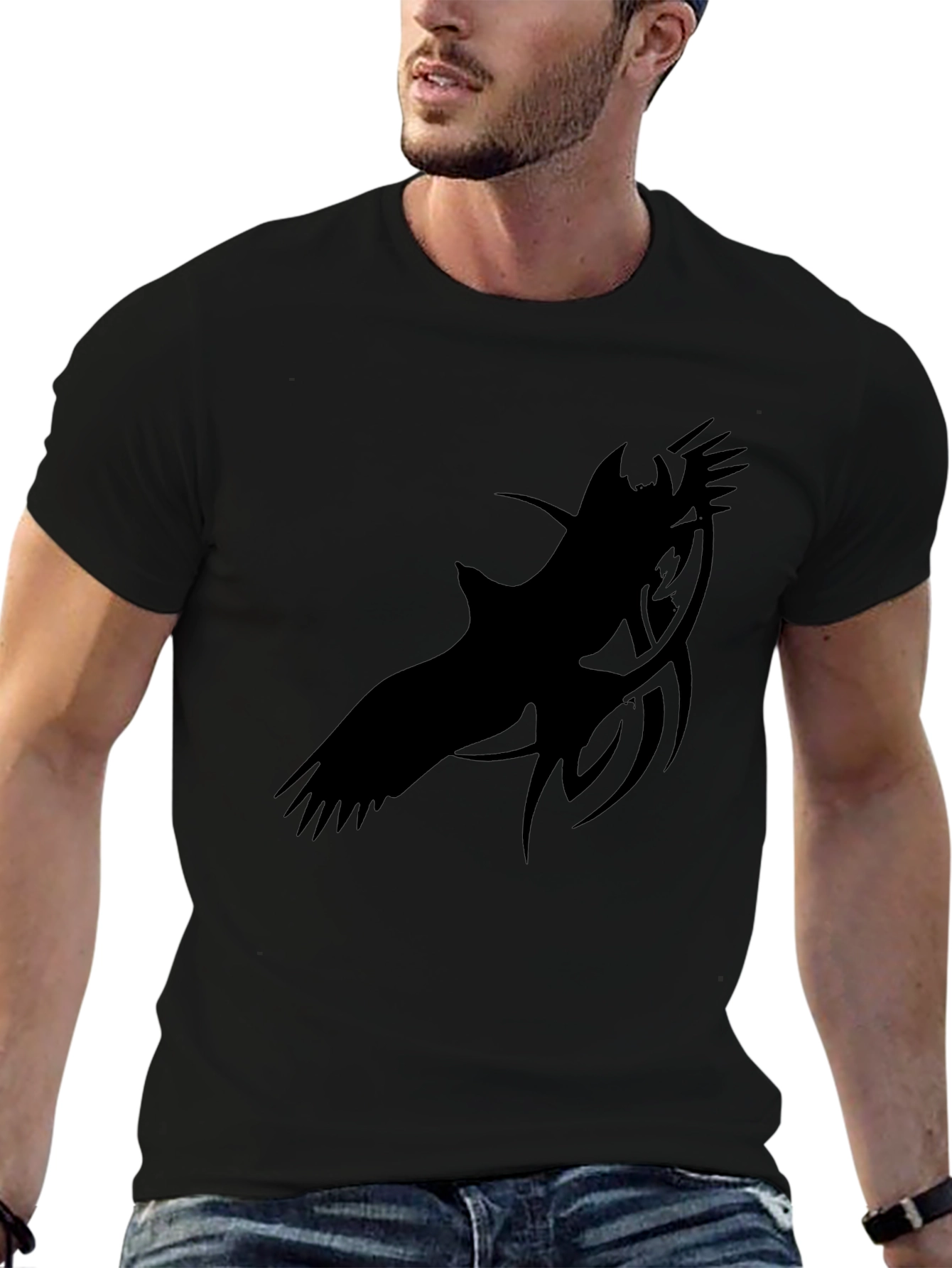 Black Eagle Graphic Tee - Menswear