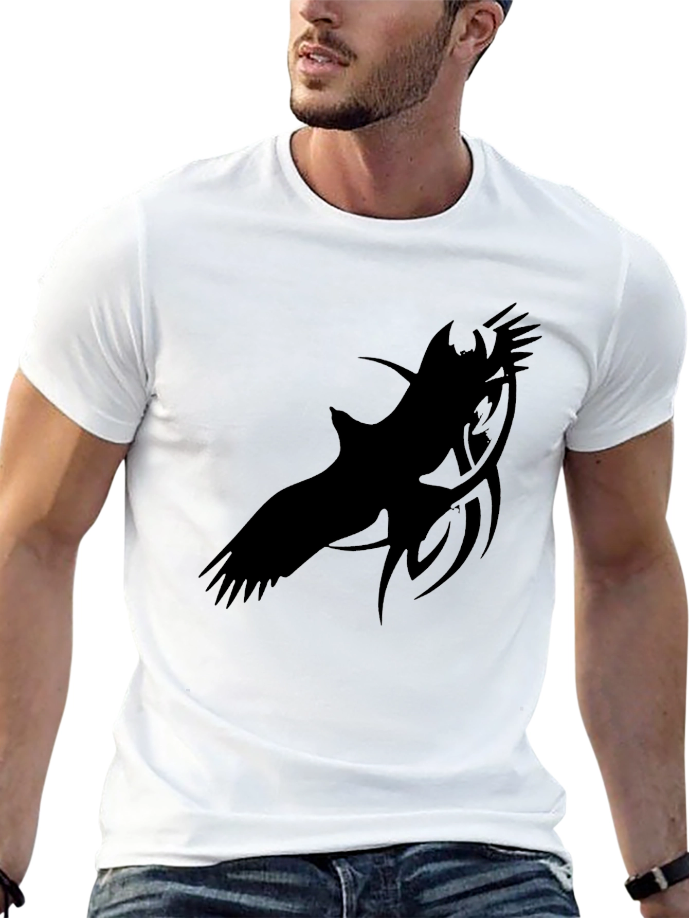 Black Eagle Graphic Tee - Menswear