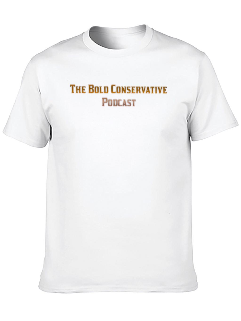 The Bold Conservative Podcast Black T-Shirt