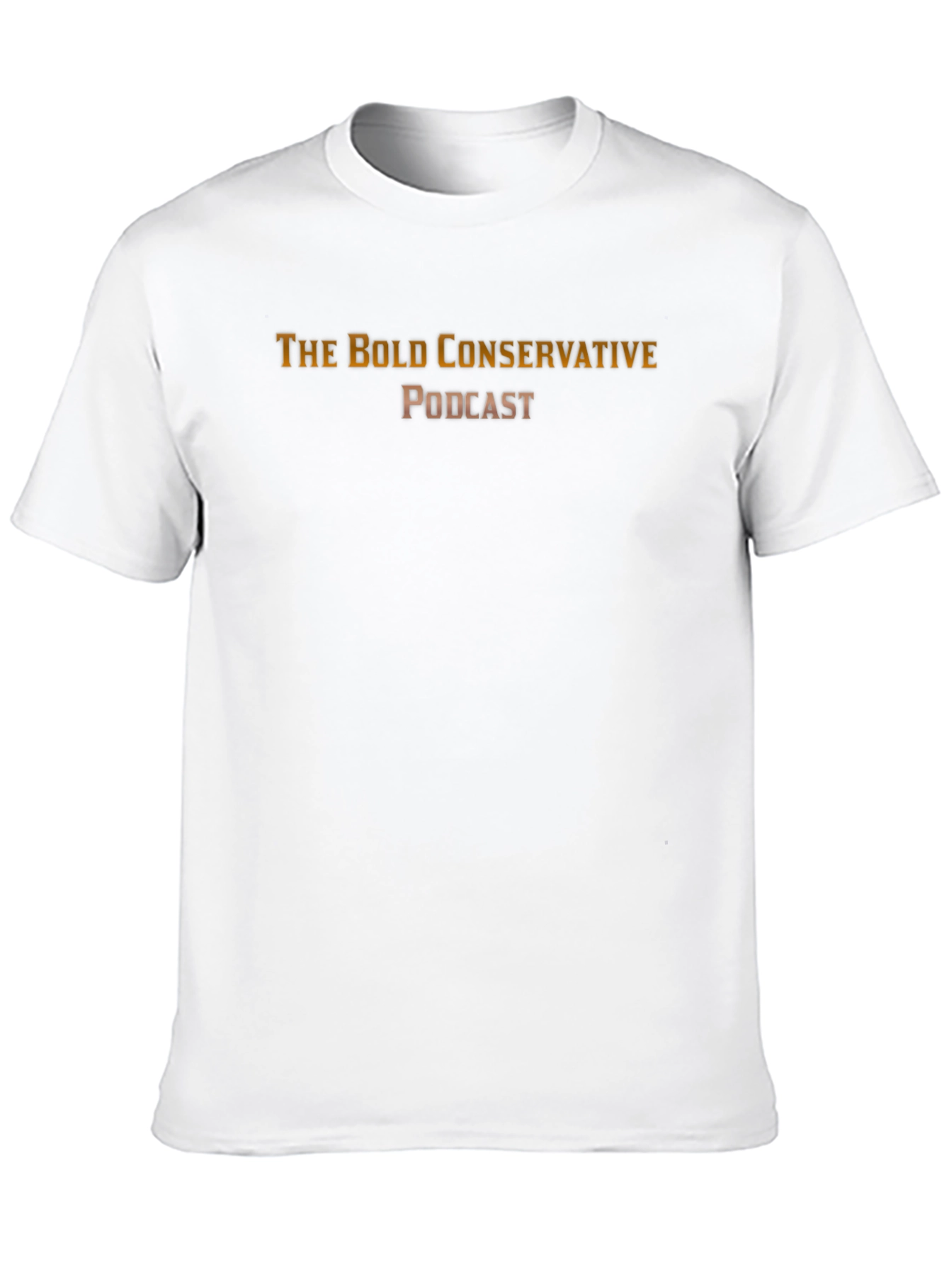 The Bold Conservative Podcast Black T-Shirt
