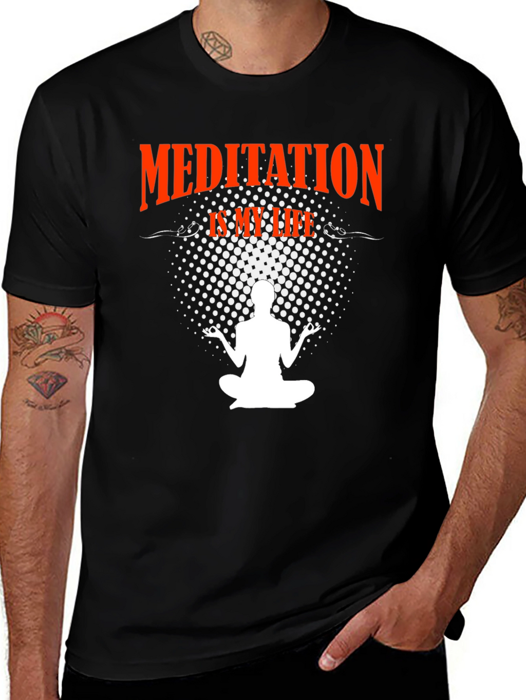 Meditation Is My Life Graphic T-Shirt