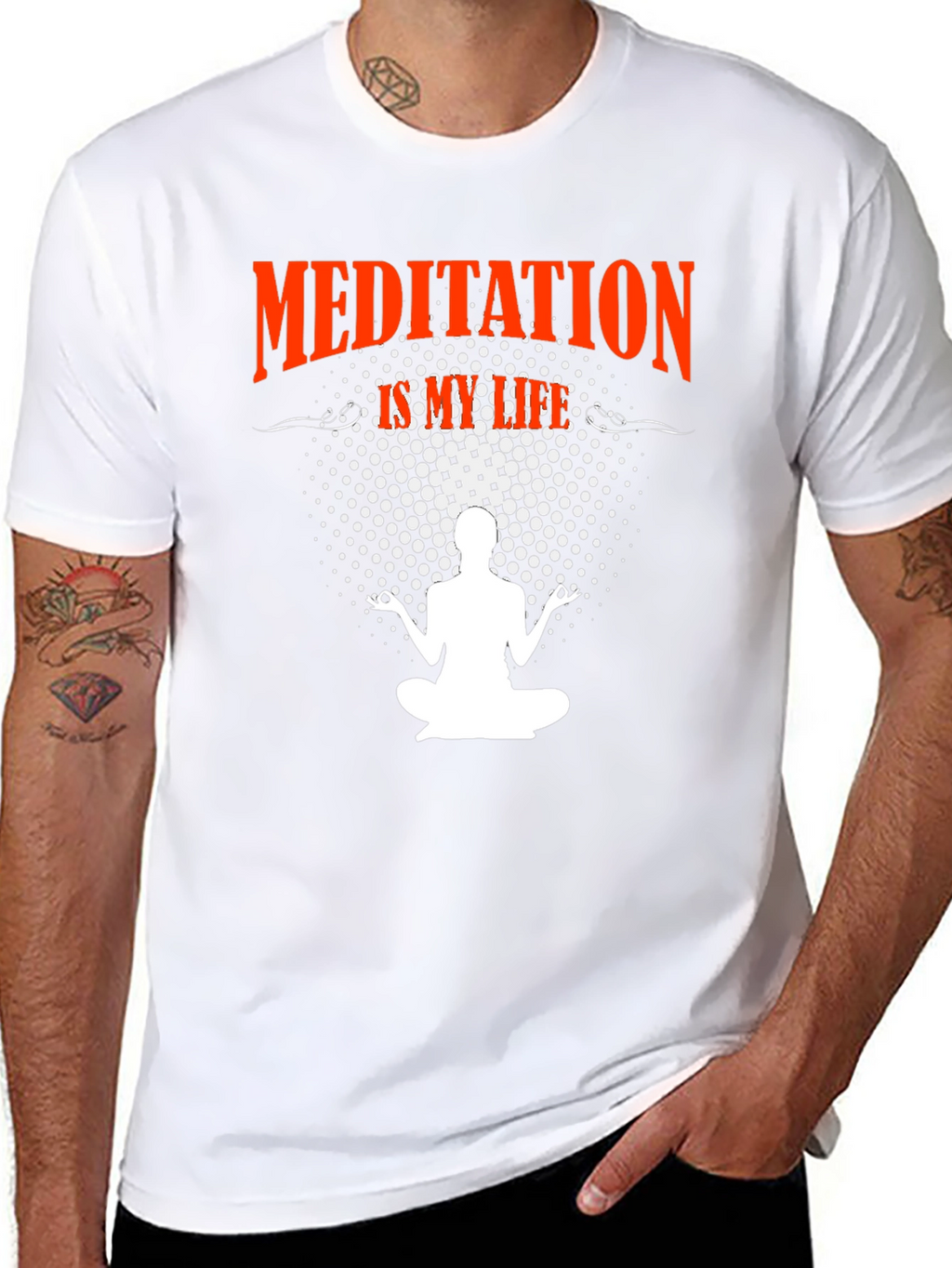 Meditation Is My Life Graphic T-Shirt